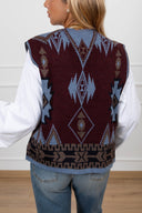 Gilet motivo Ikat Susy Mix