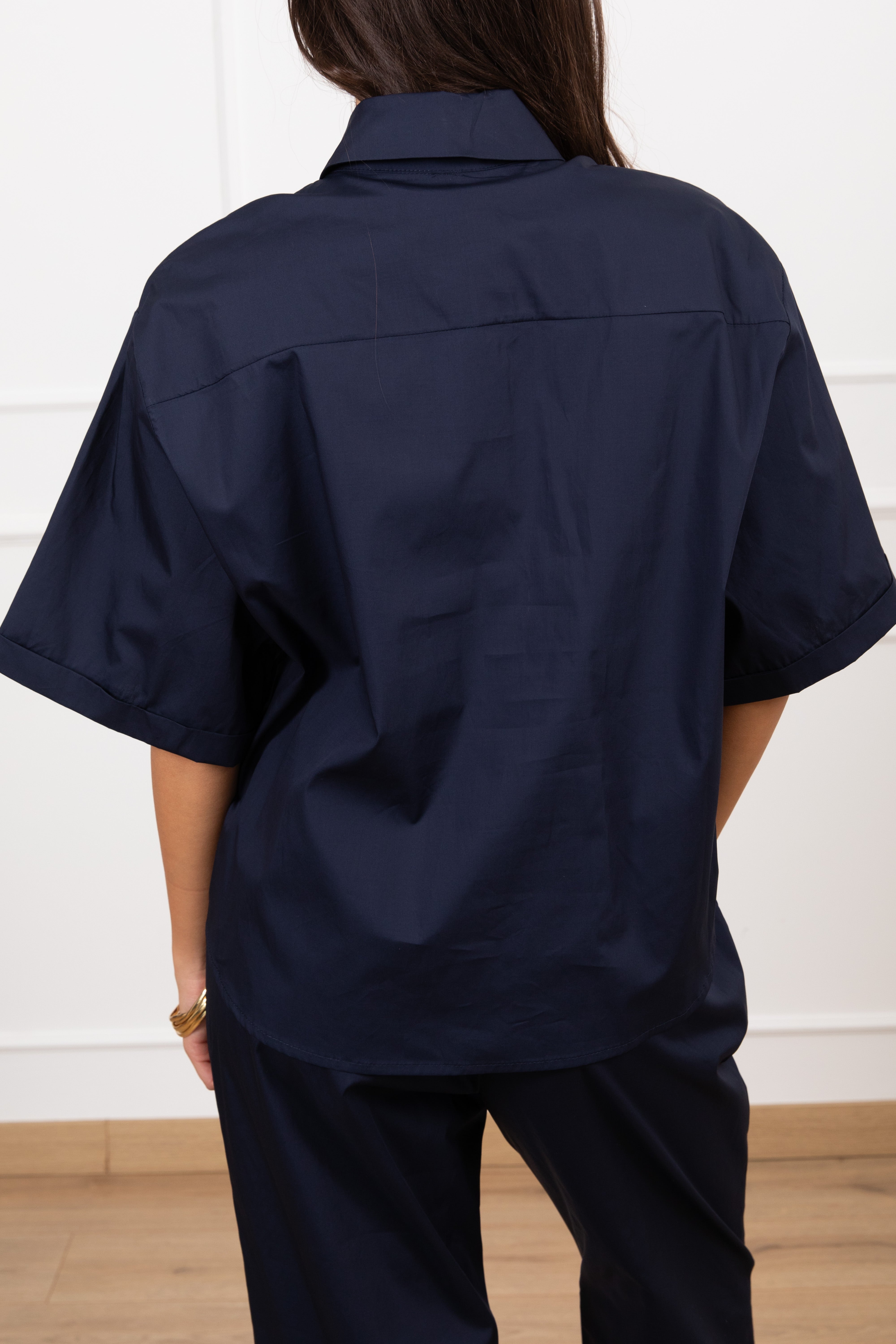 Camicia manica corta in cotone Tensione IN