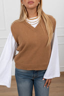 Gilet in maglia con scollo a "V" Tensione IN