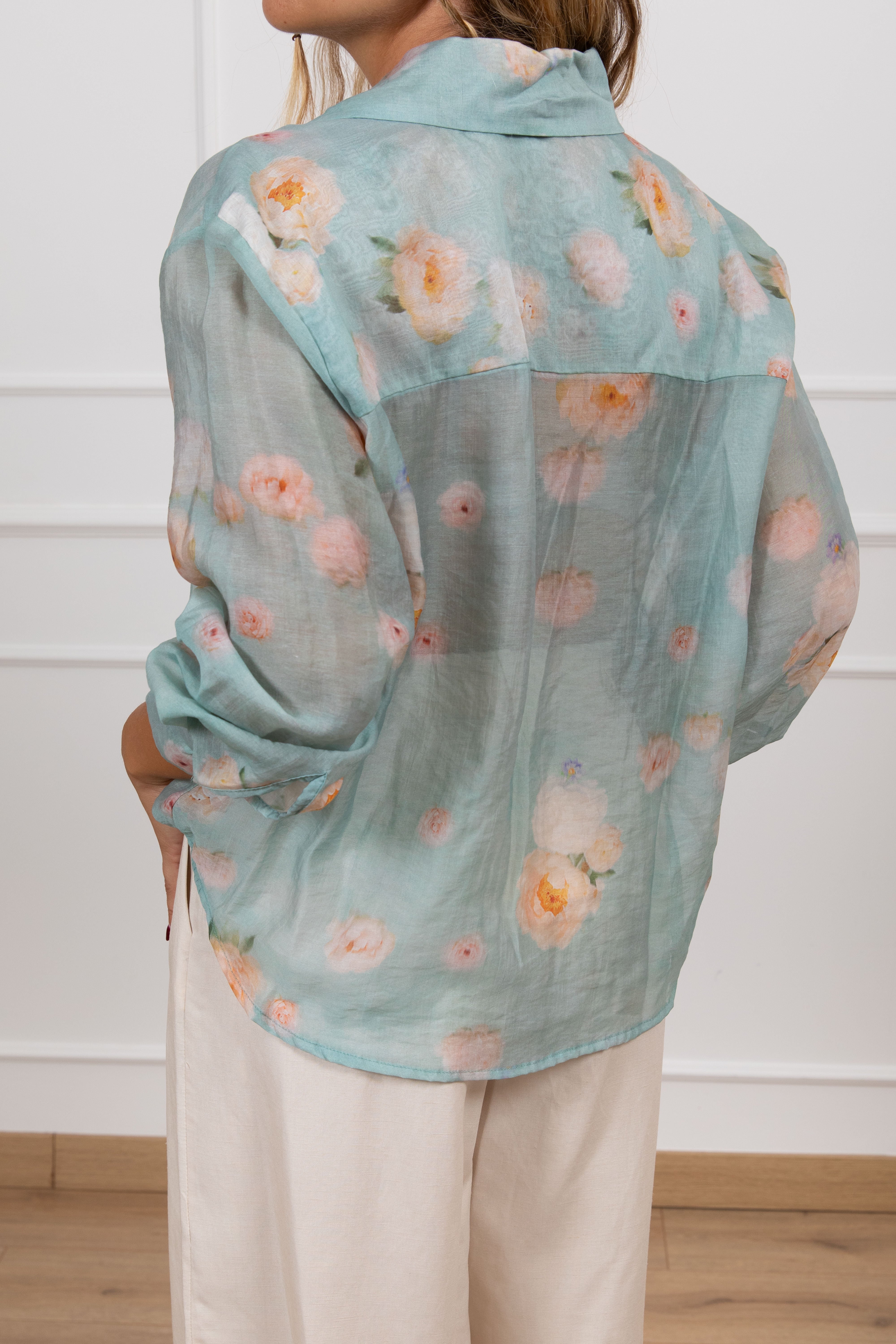 Camicia fantasia peonie Tensione IN