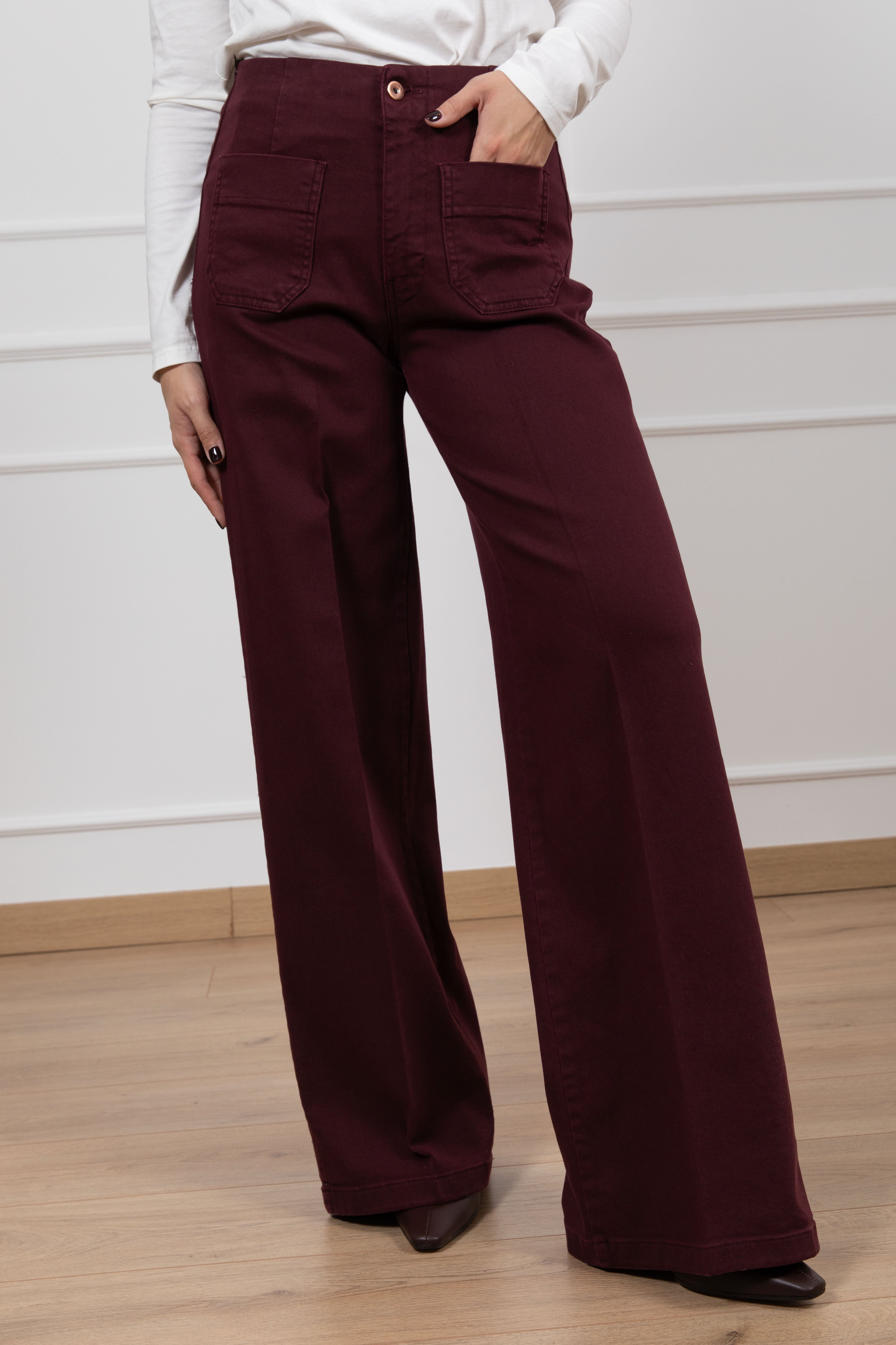 Jeans color con taschino Tensione IN