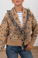Cardigan fantasia bandana con bottoni Tensione IN
