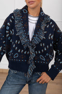 Cardigan fantasia bandana con bottoni Tensione IN