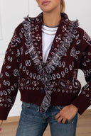 Cardigan fantasia bandana con bottoni Tensione IN