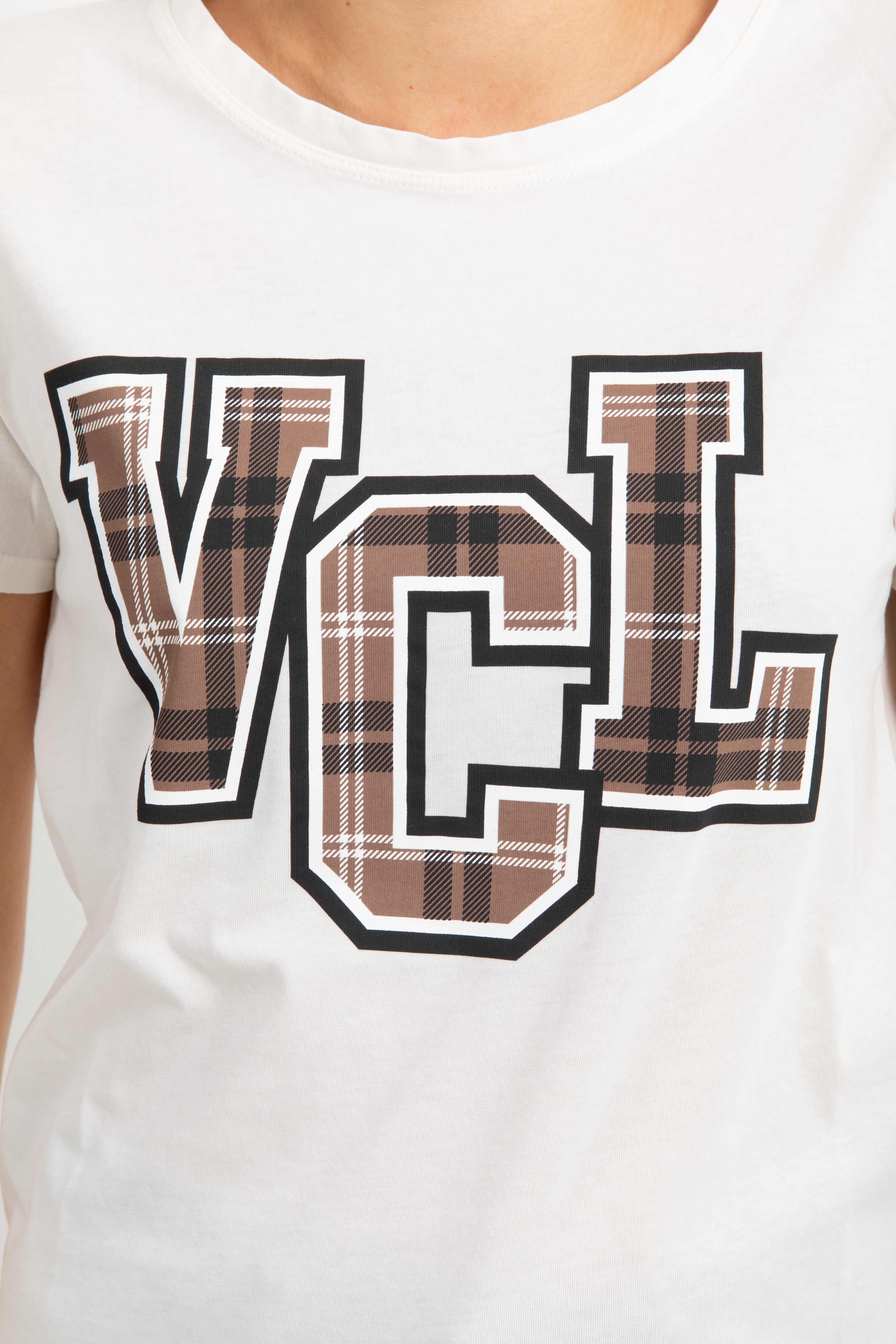 T-shirt monogram check ViCOLO