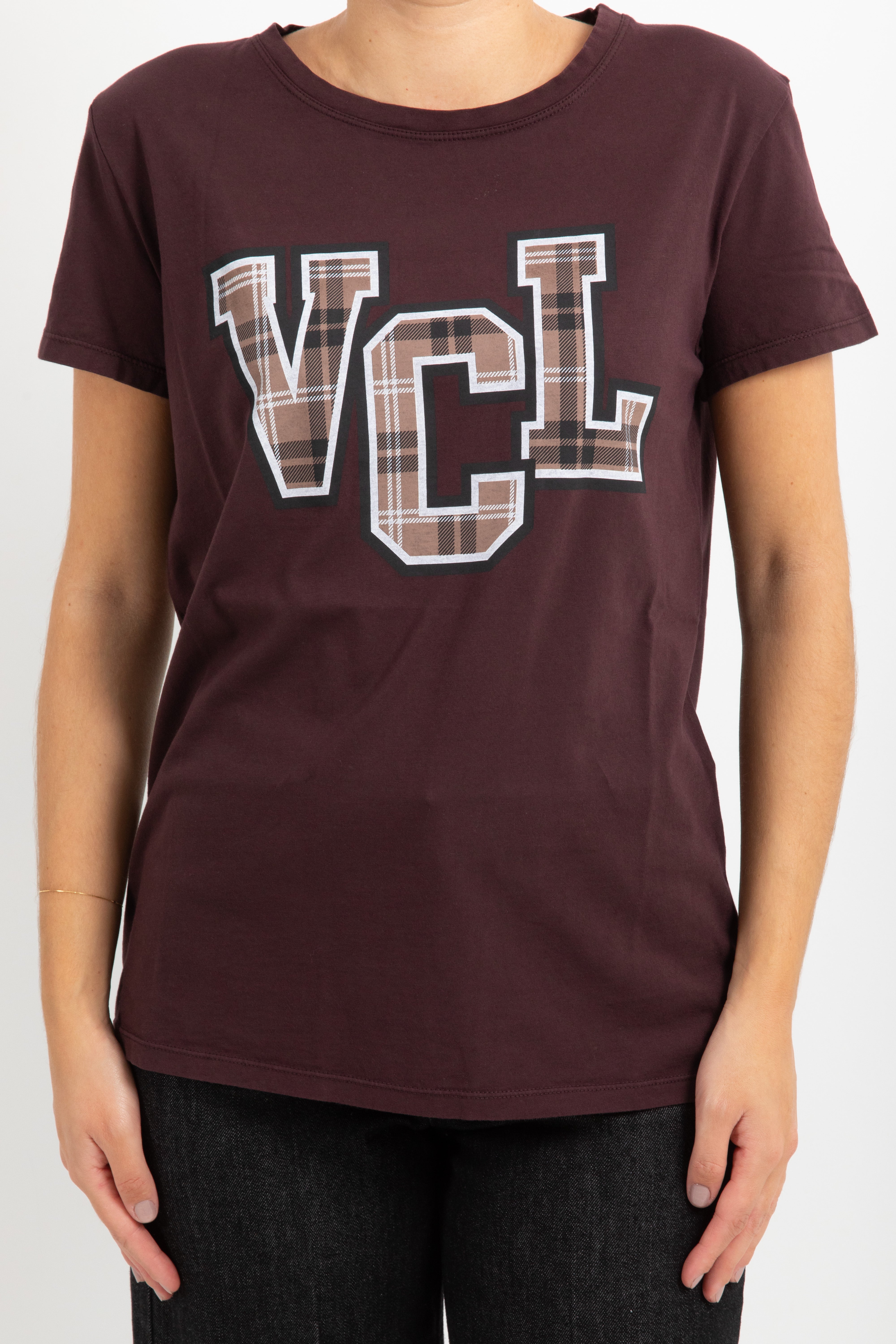 T-shirt monogram check ViCOLO