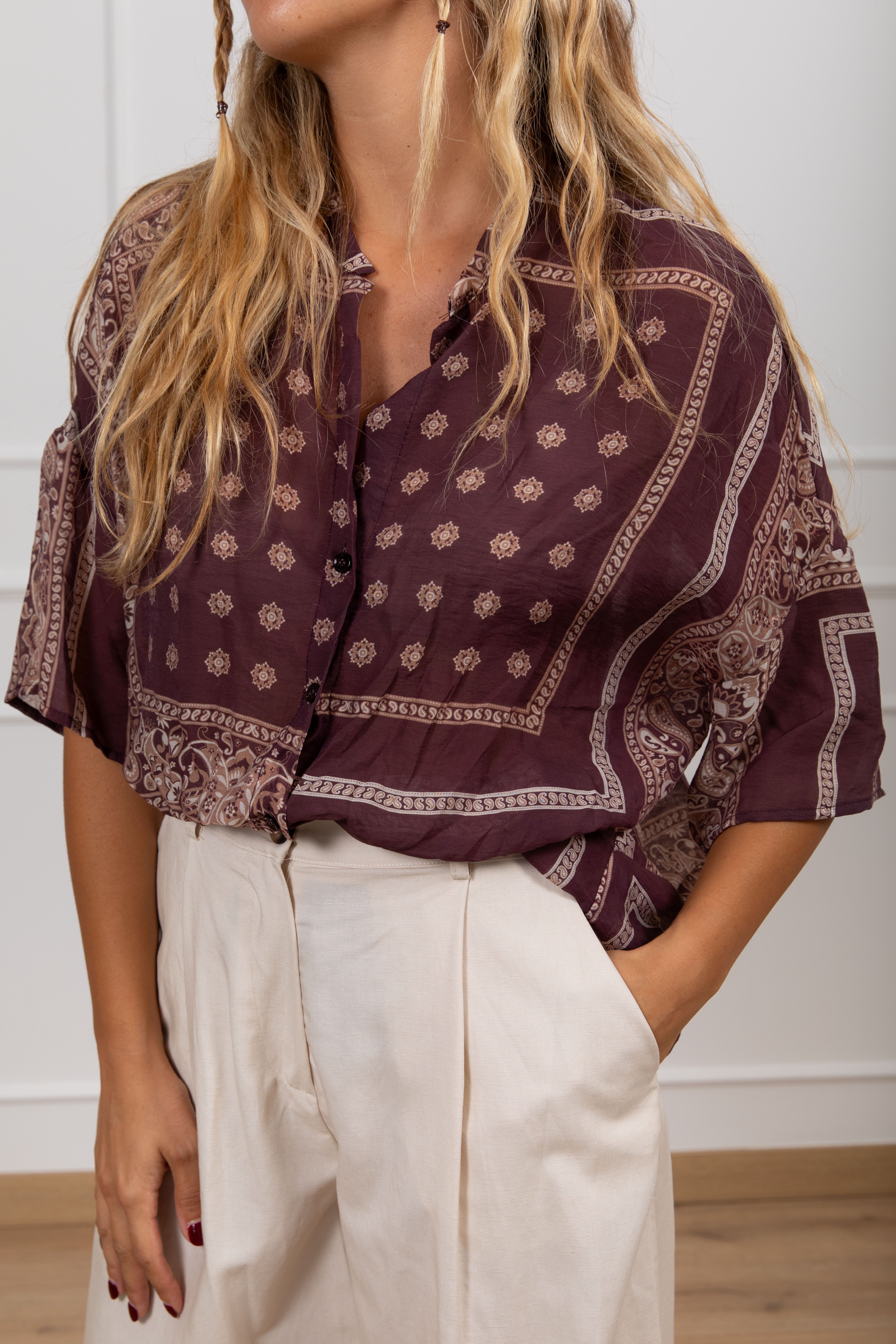 Camicia fantasia bandana ViCOLO
