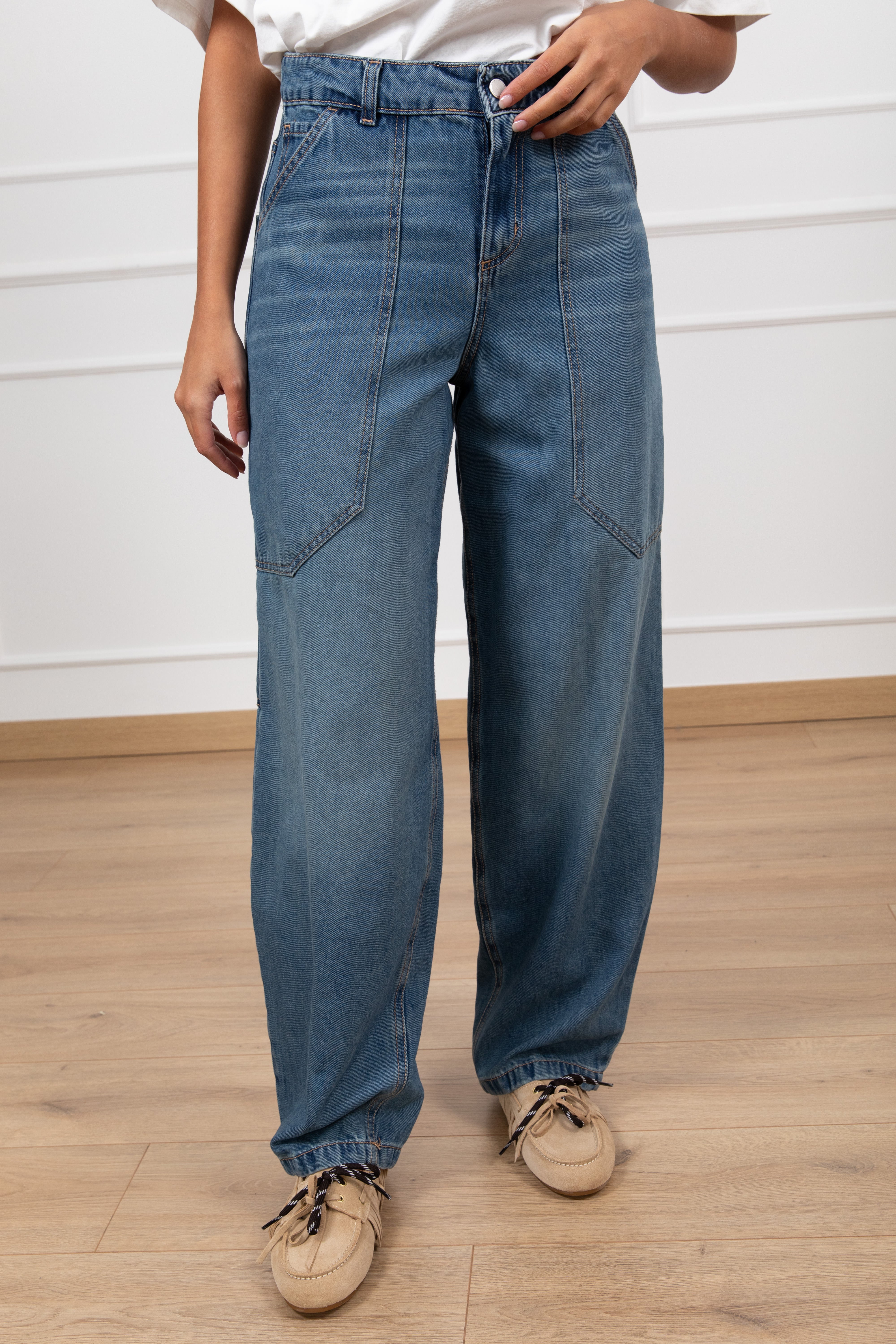 Jeans worker blu Susy Mix