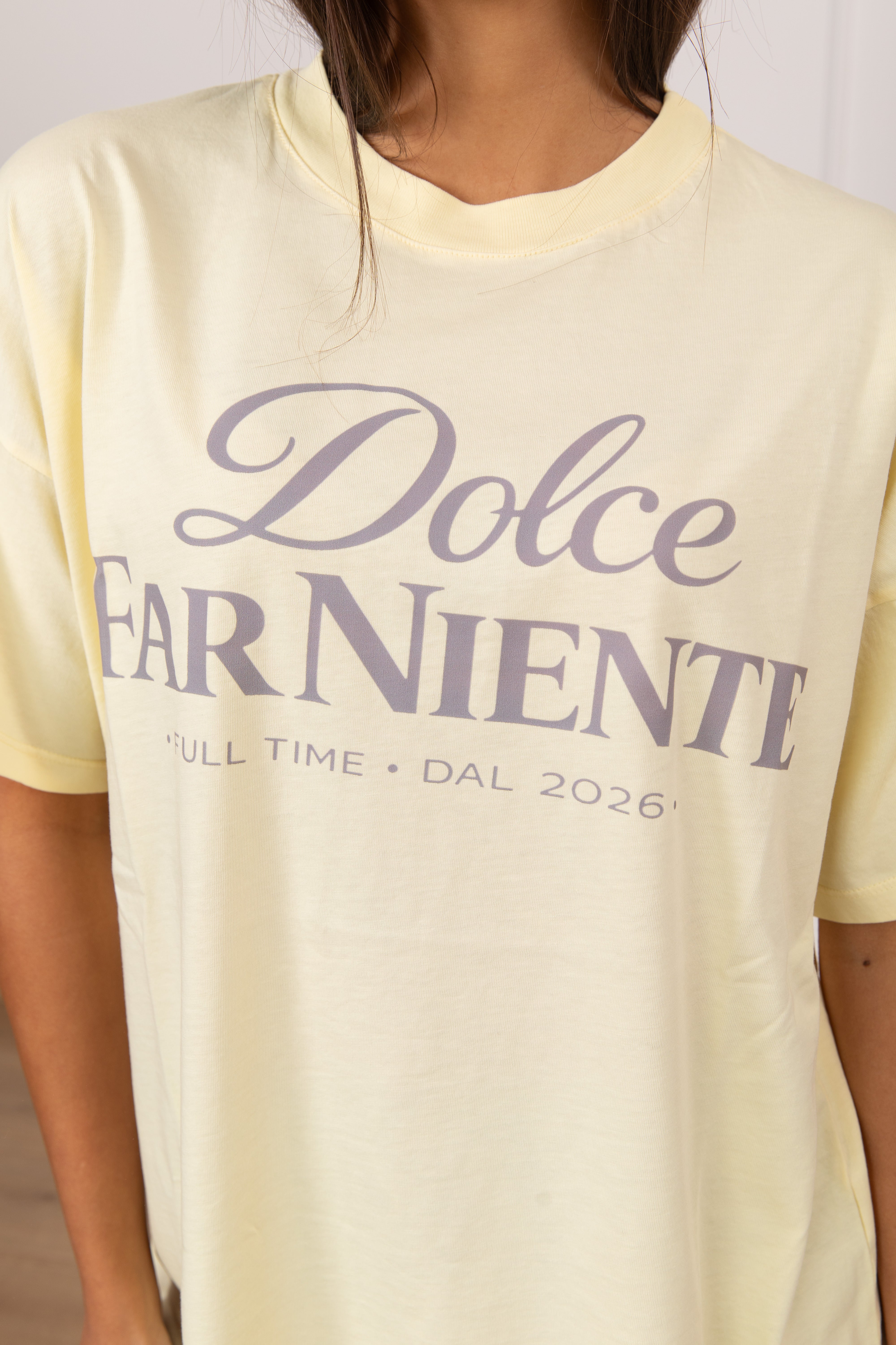 T-shirt over-size "Dolce far niente" Vicolo