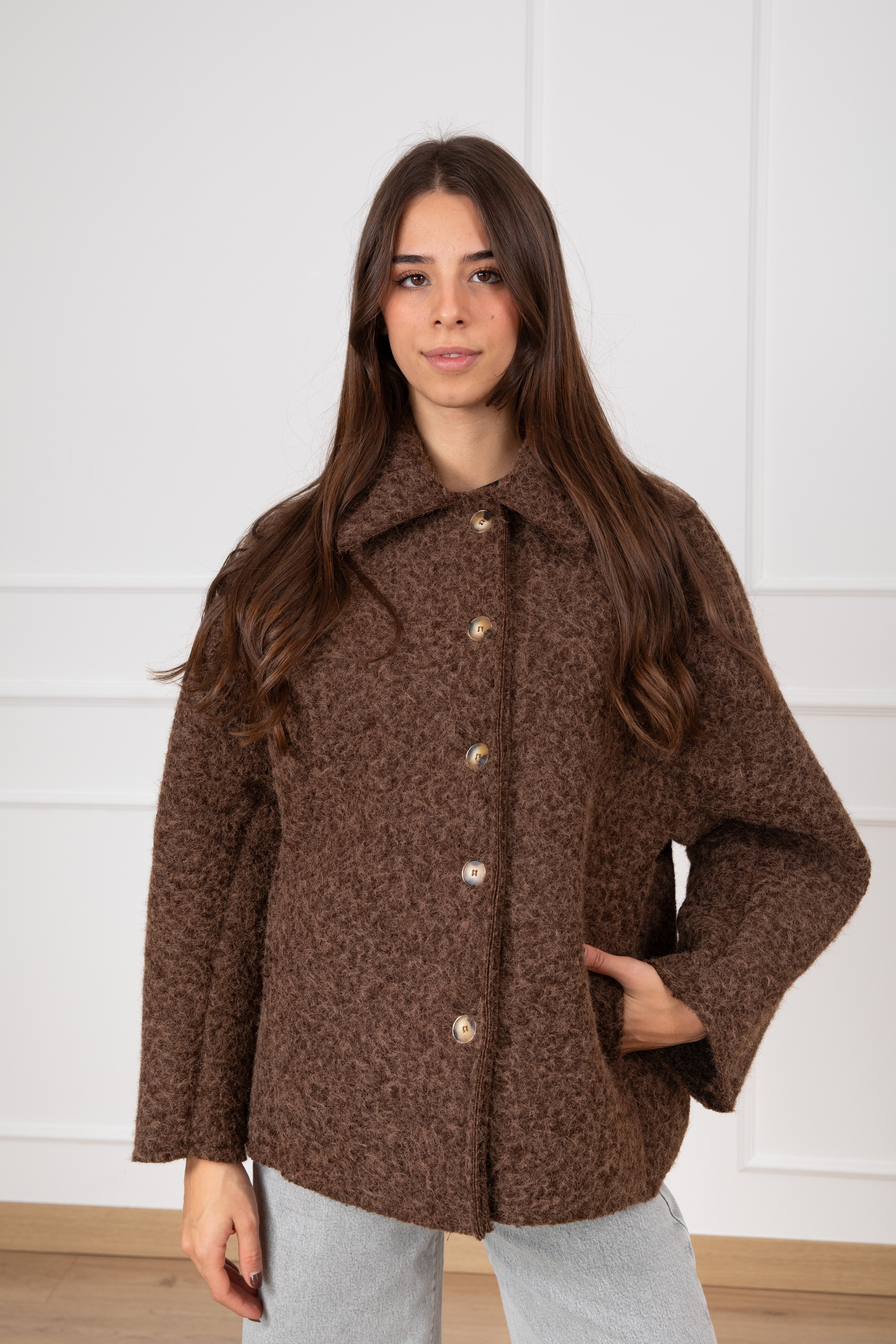 Cappotto in lana cotta ViCOLO