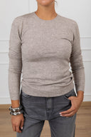Maglia girocollo in viscosa Susy Mix