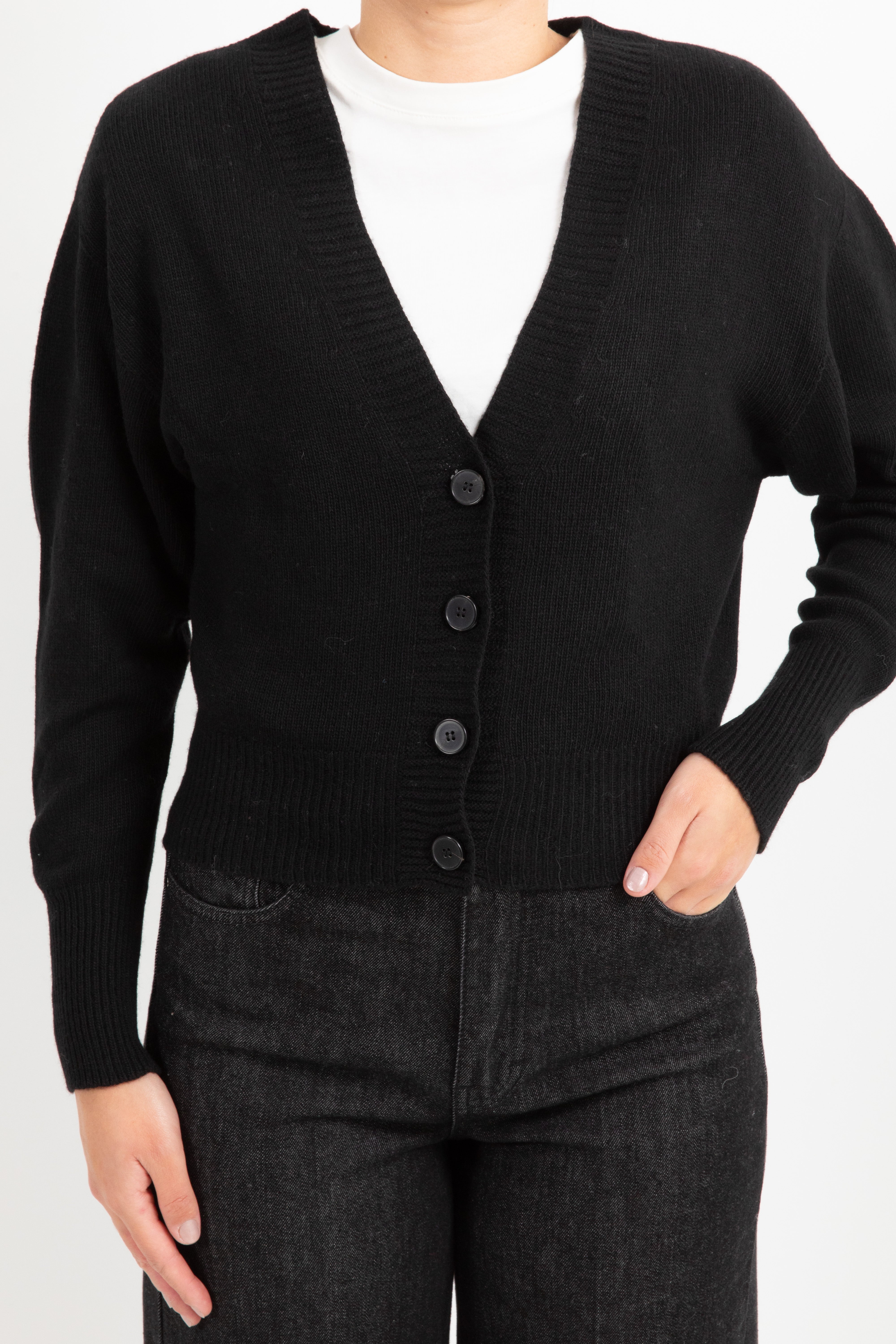 Cardigan scollo a "v" ViCOLO