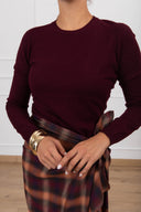 Maglia girocollo in viscosa Susy Mix