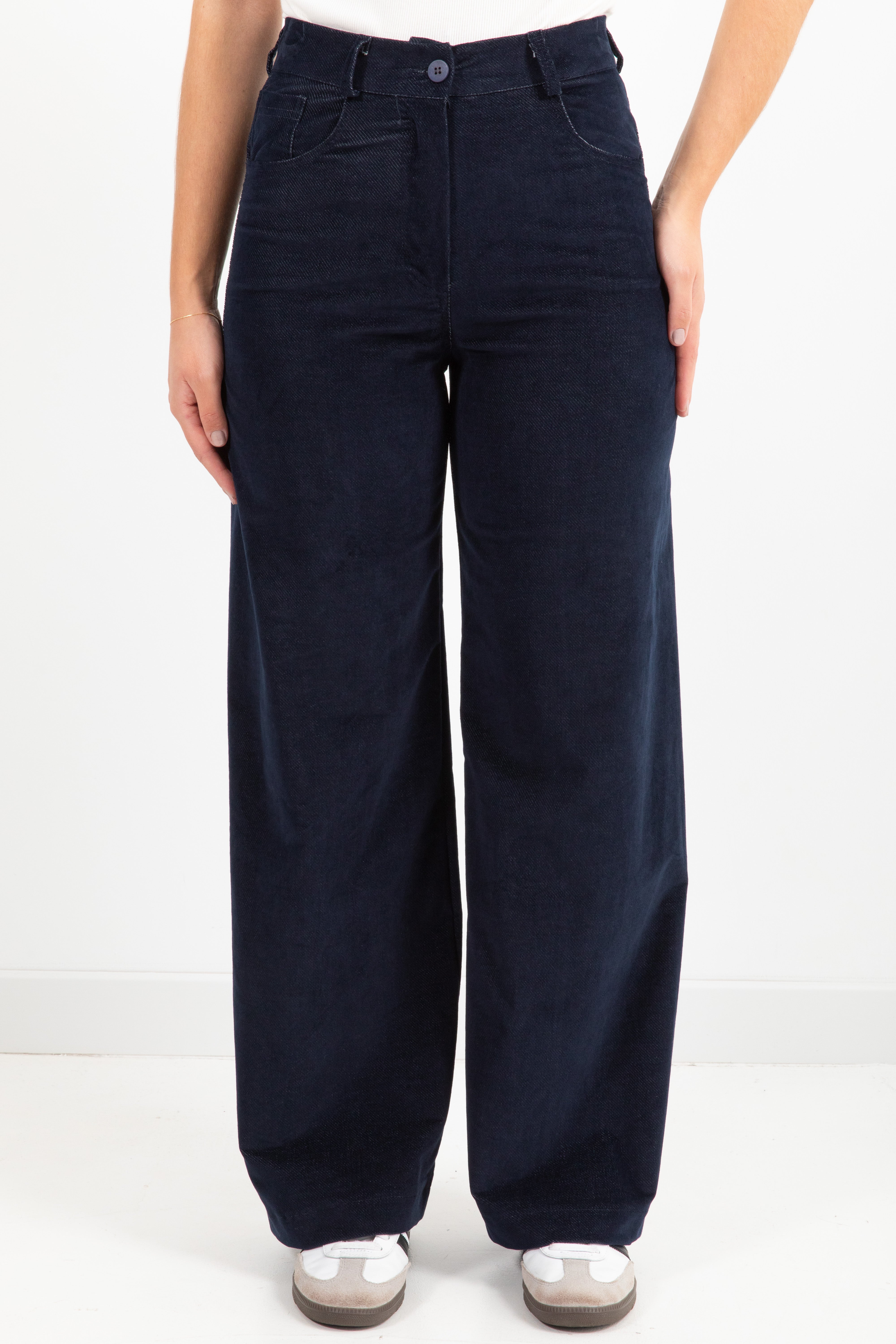 Pantalone velluto effetto jeans Susy Mix