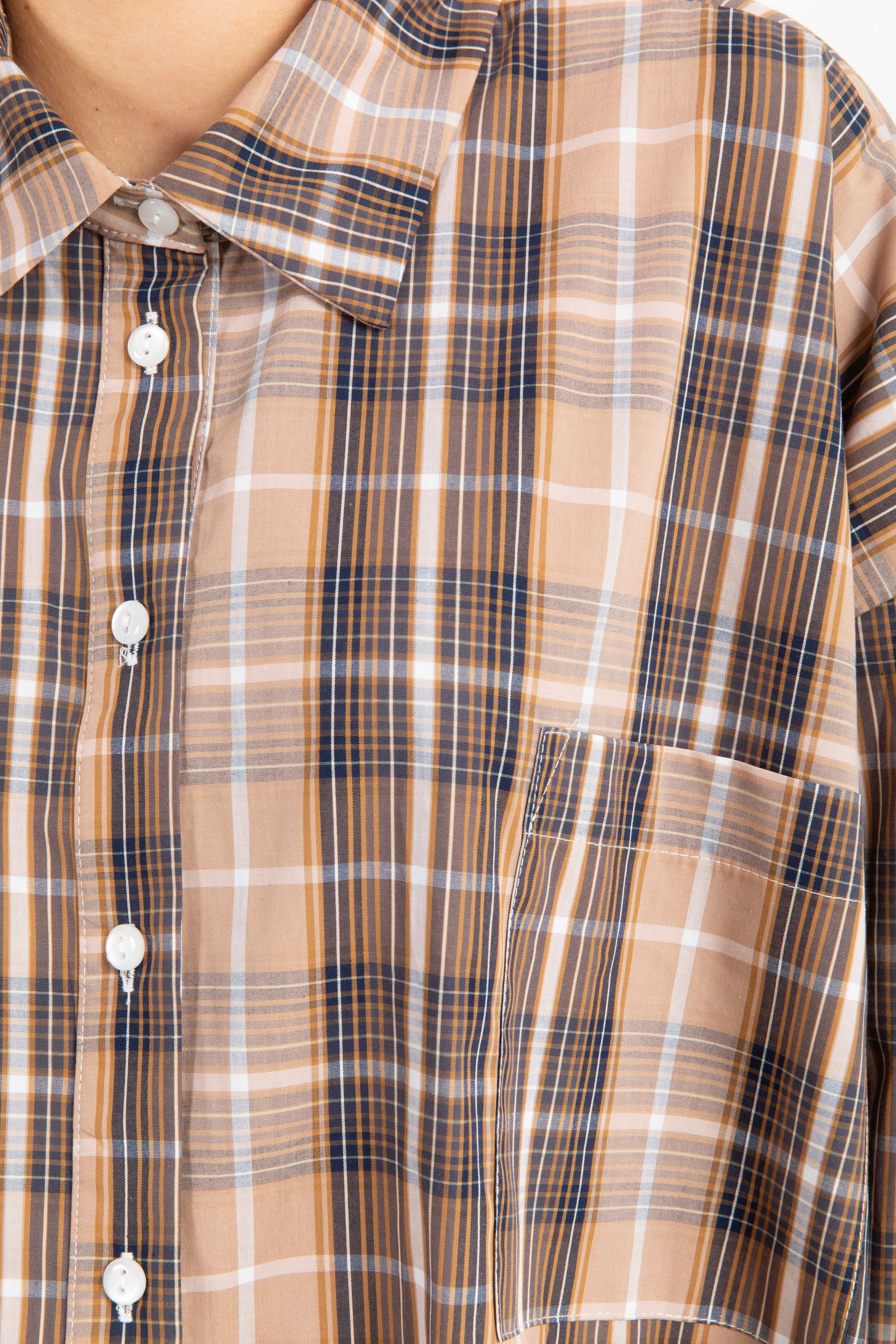 Camicia over-size check Tensione IN