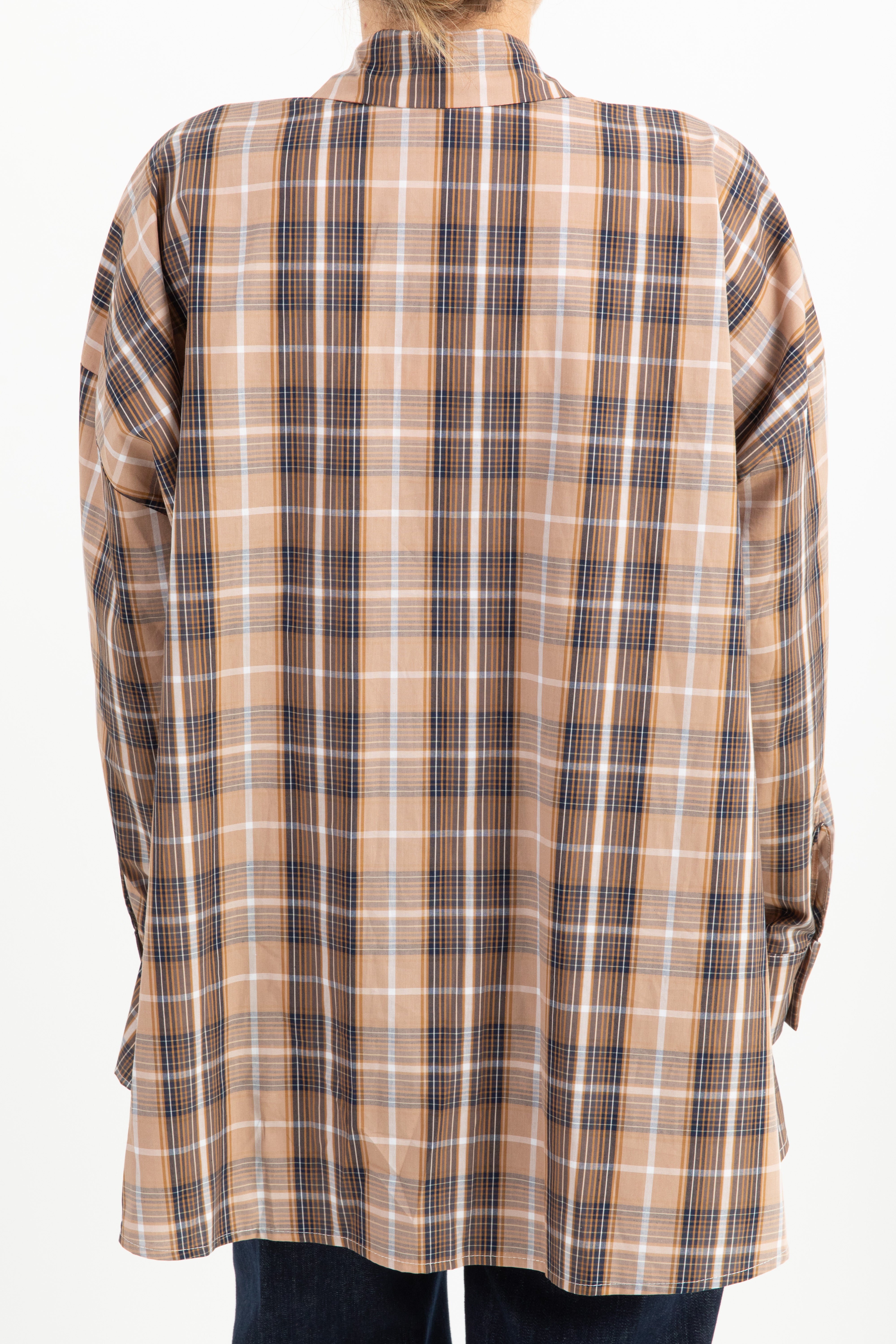 Camicia over-size check Tensione IN