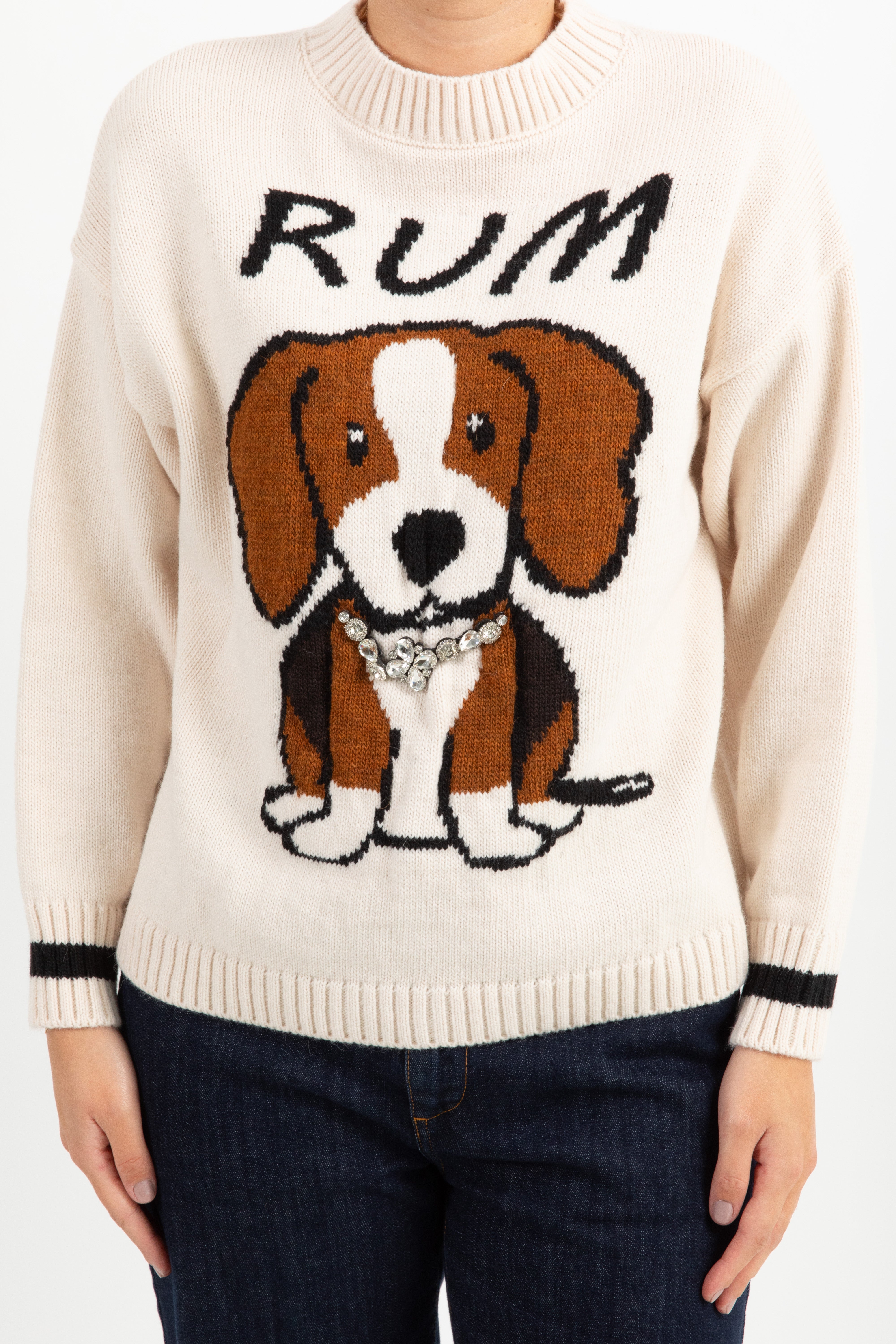 Pull beagle "Rum" con pietre DIXIE