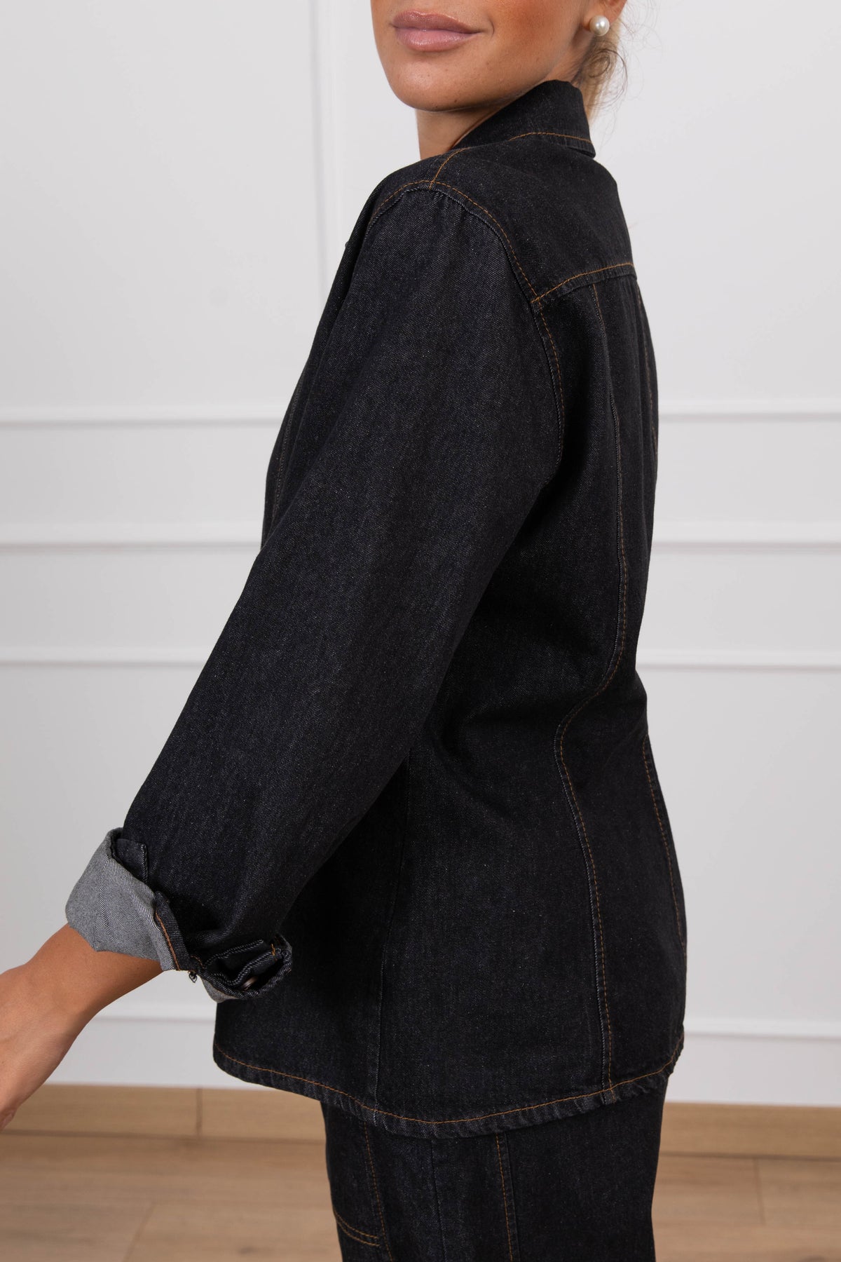 Camicia jeans lavaggio nero Susy Mix