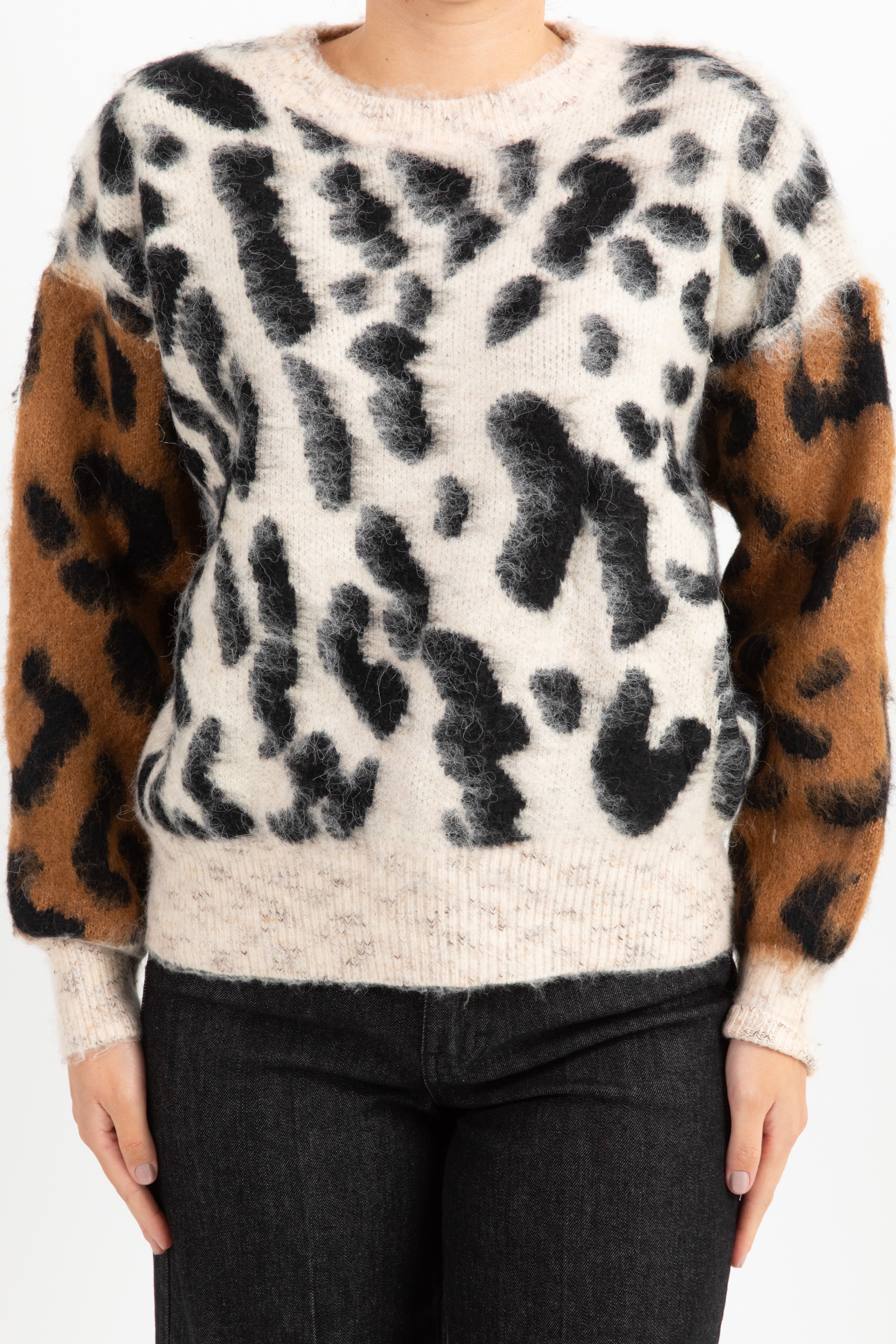 Pull animalier bi-color DIXIE