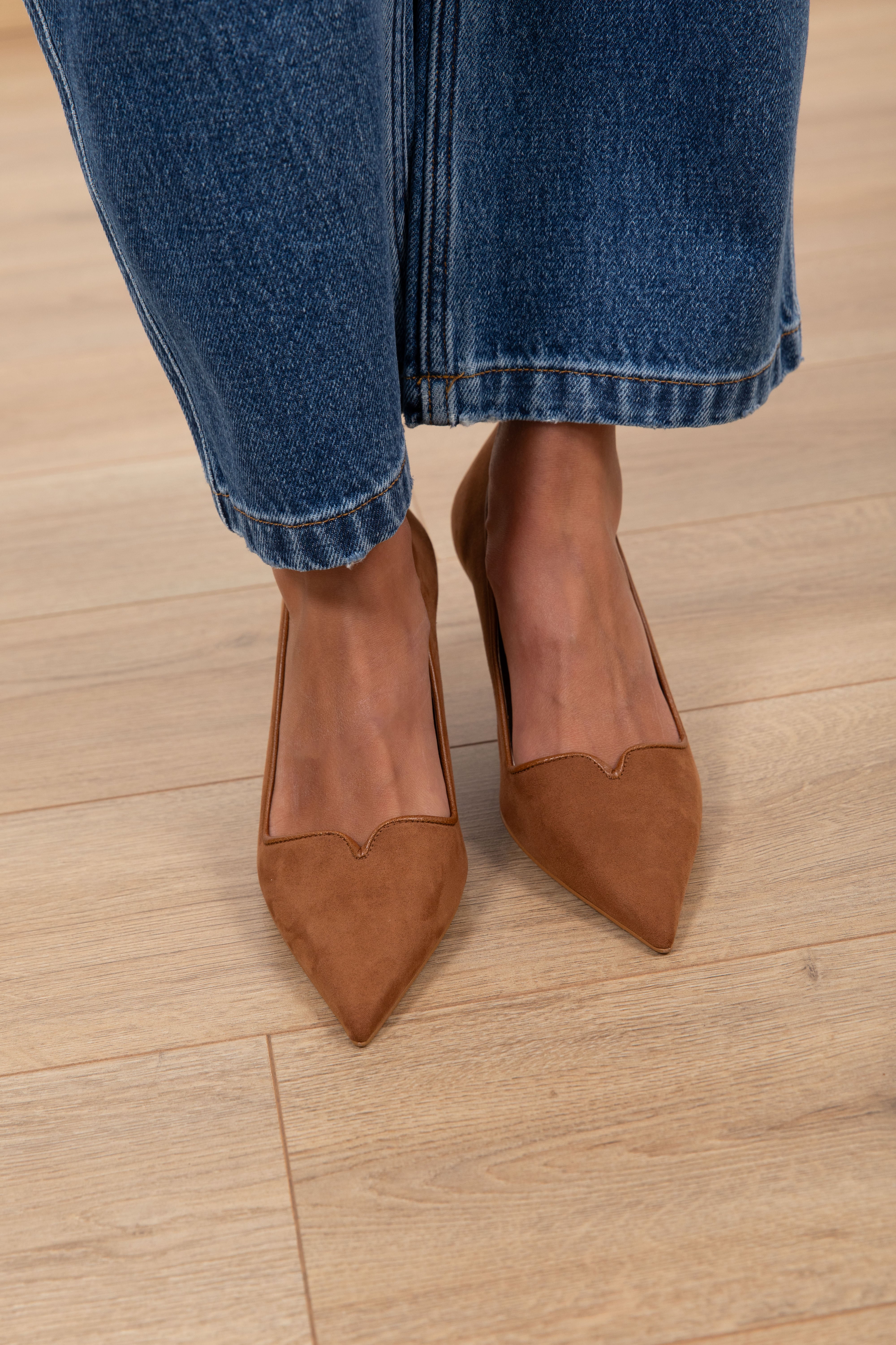 Décolleté in eco-camoscio Divine Follie