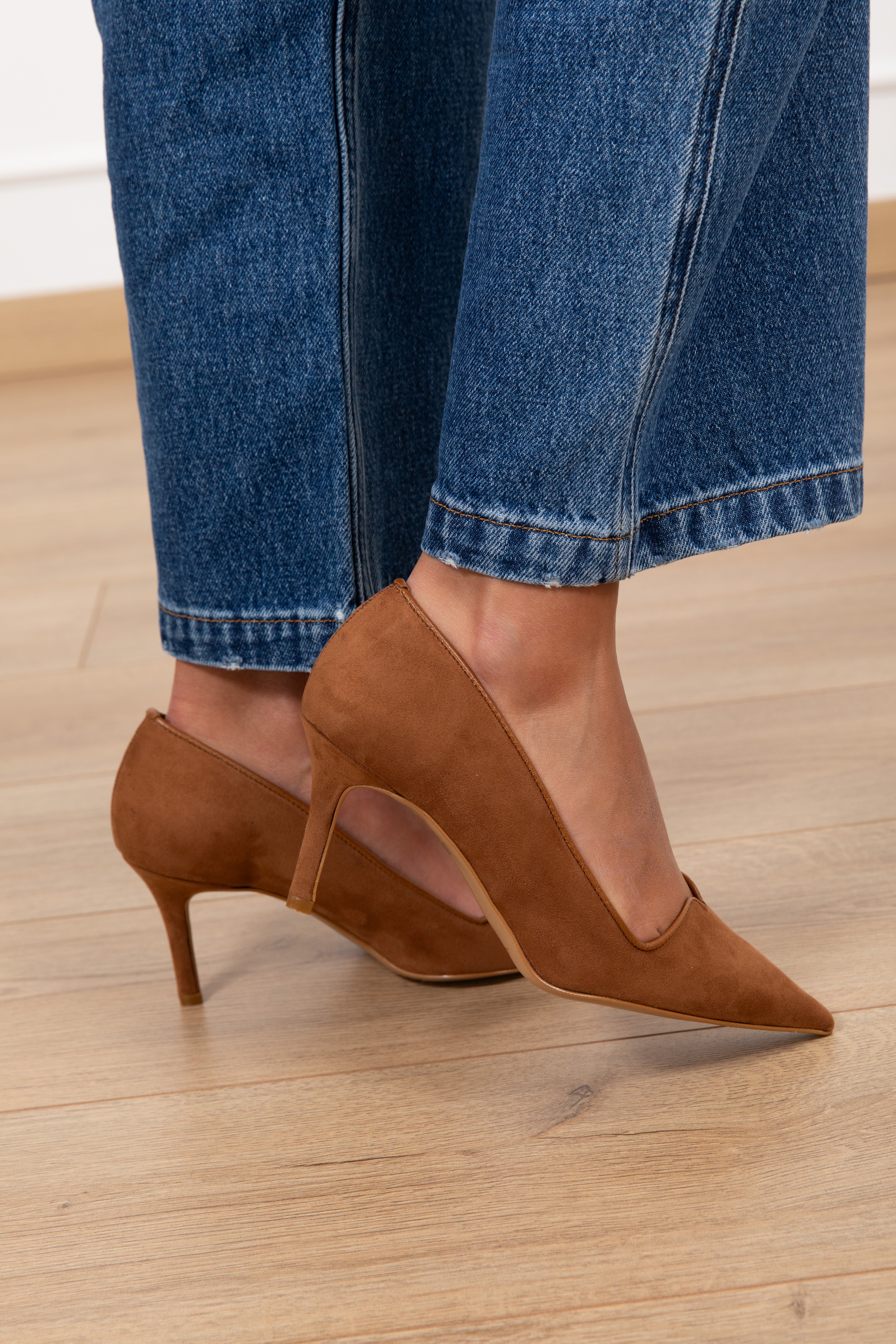 Décolleté in eco-camoscio Divine Follie