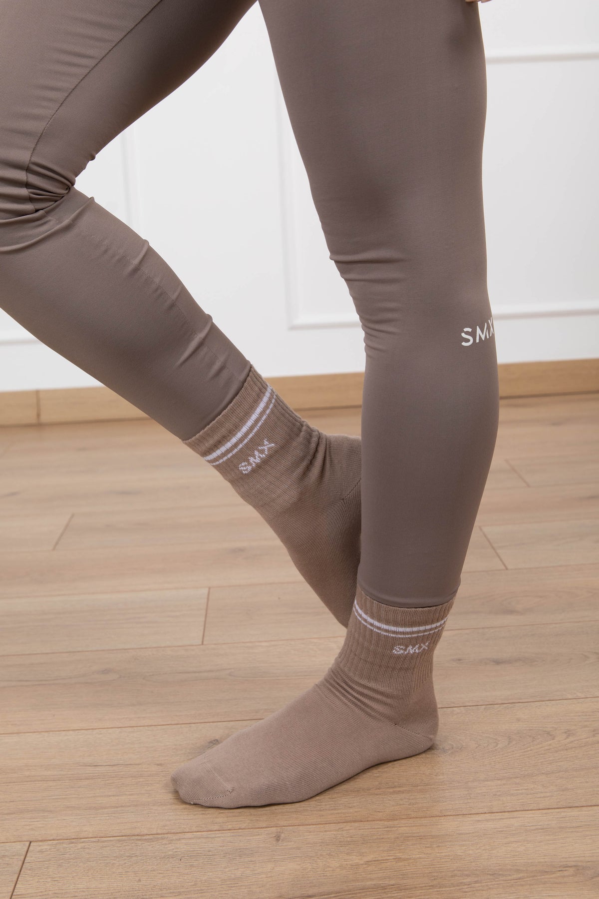 Calzino monogram variante tortora Susy Mix Fitness