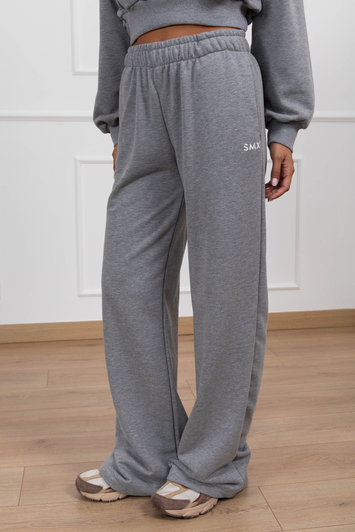 Jogger con monogram variante grigio Susy Mix Fitness