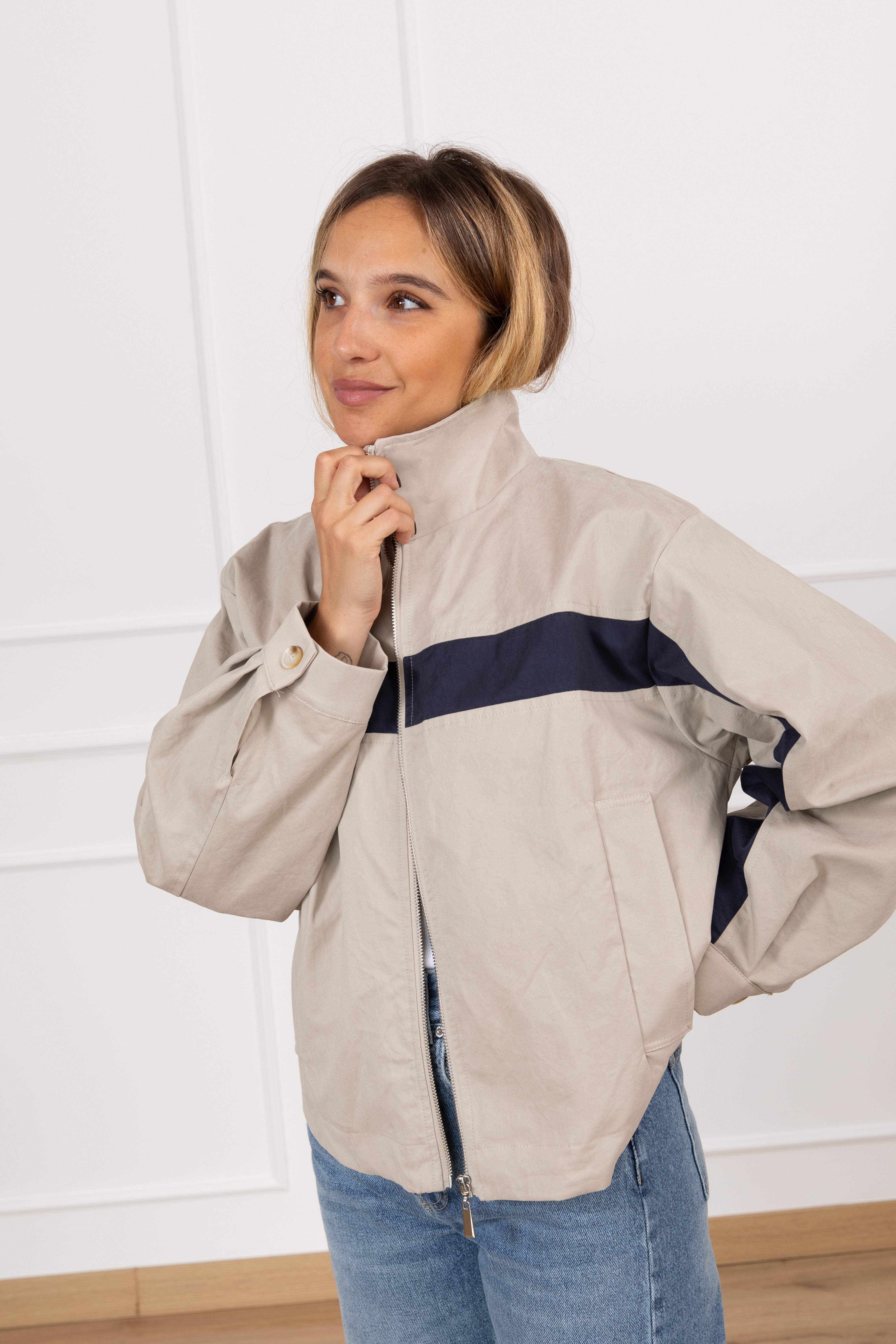 Giubbino in canvas Tensione IN