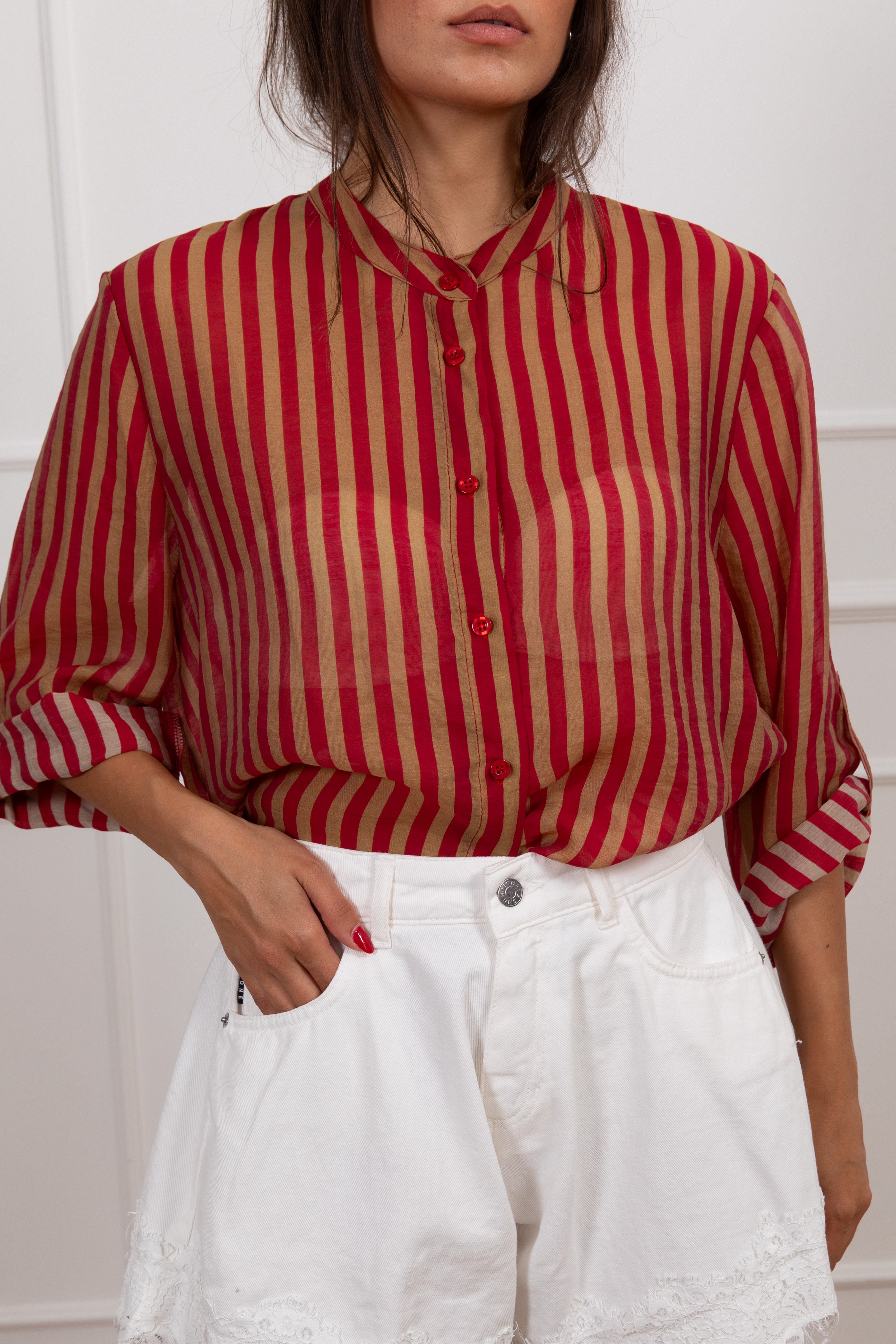 Camicia righe sottili Haveone