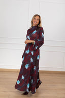 Abito lungo in lycra fantasia tie-dye Tensione IN