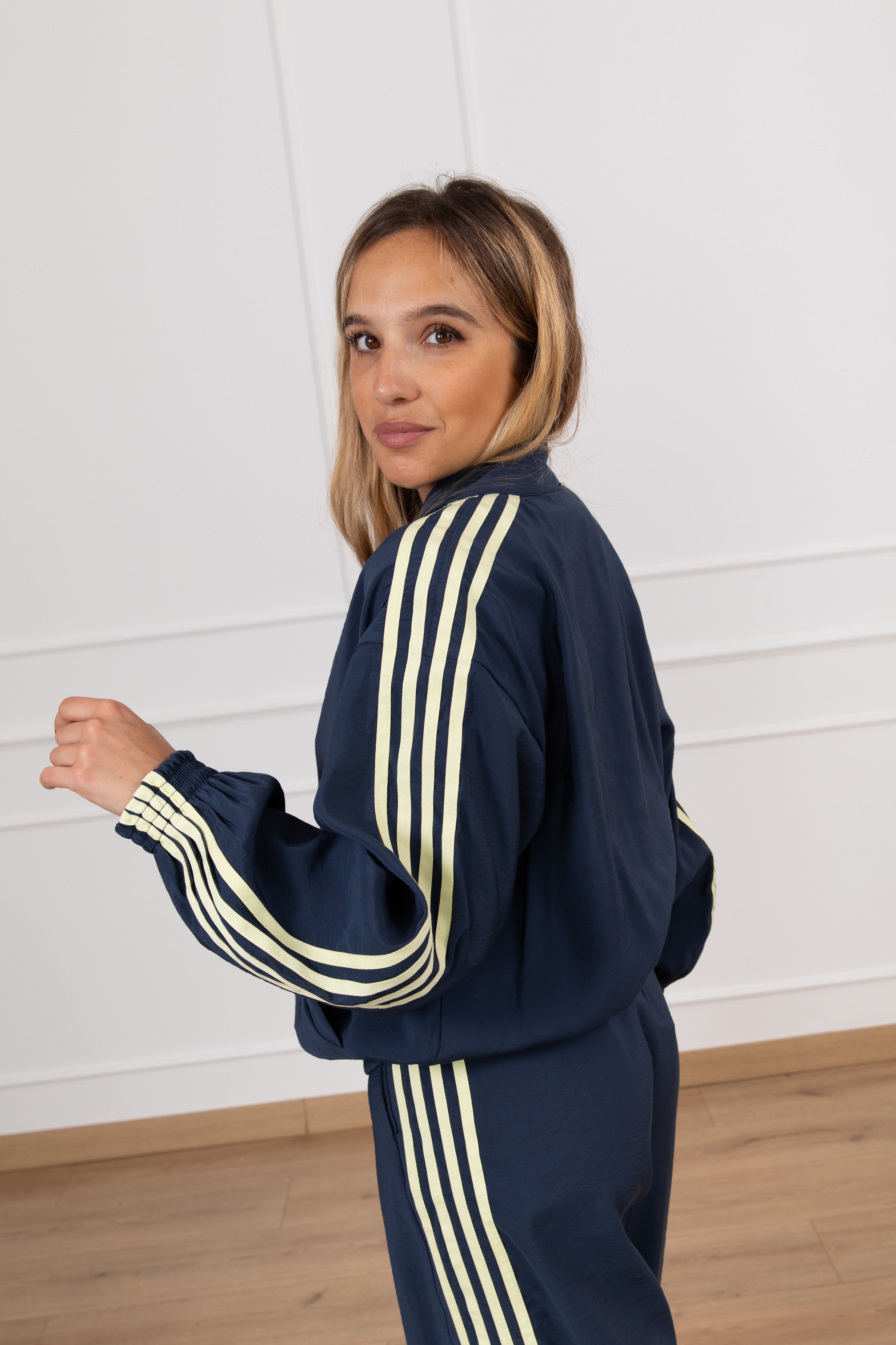 Bomber in modal con bande ViCOLO