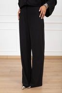 Pantalone gamba dritta variante nero Tensione IN