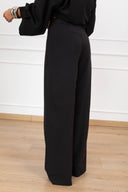 Pantalone gamba dritta variante nero Tensione IN