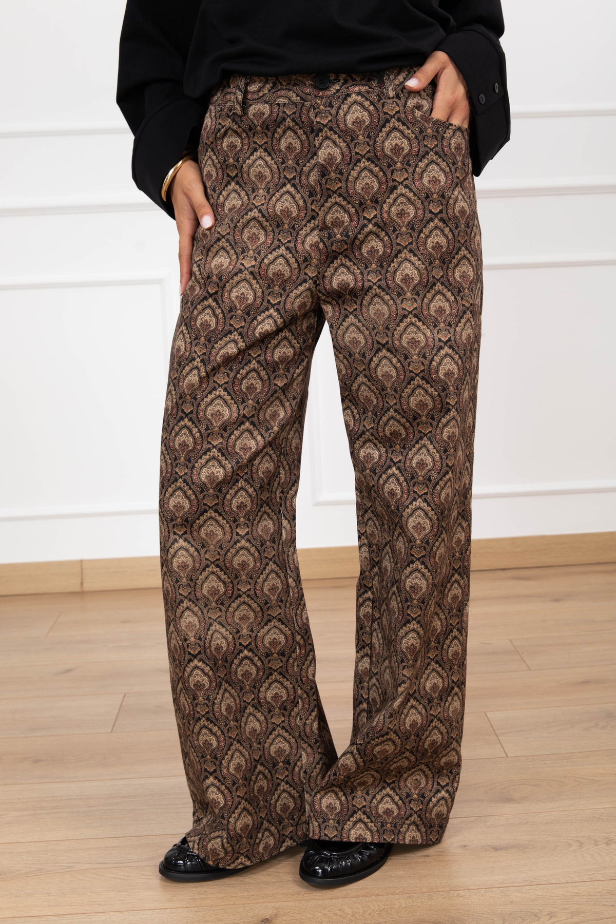 Pantalone fantasia jacquard ViCOLO