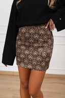 Mini-gonna fantasia jacquard ViCOLO