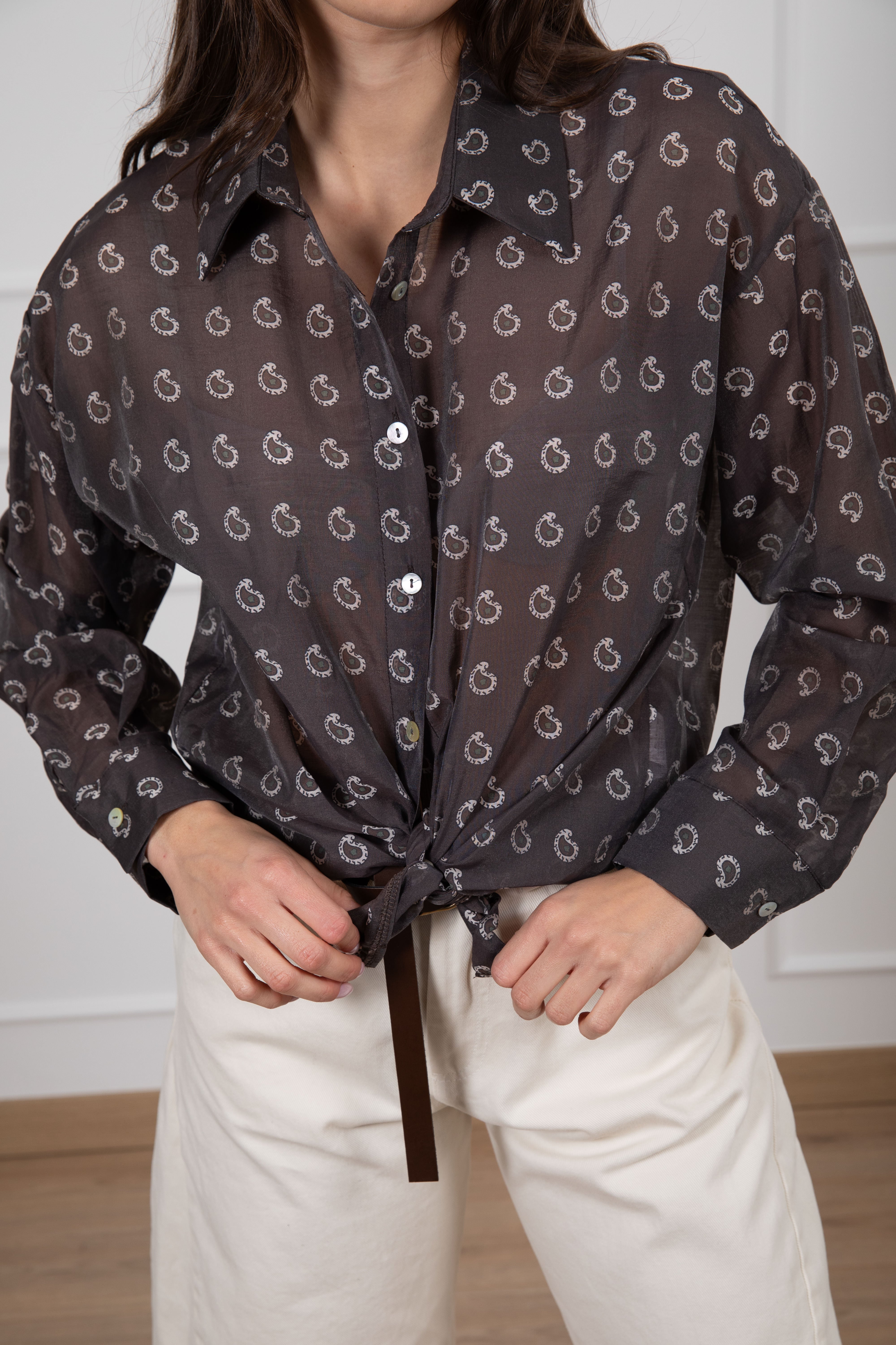 Camicia lyocell fantasia paisley Susy Mix