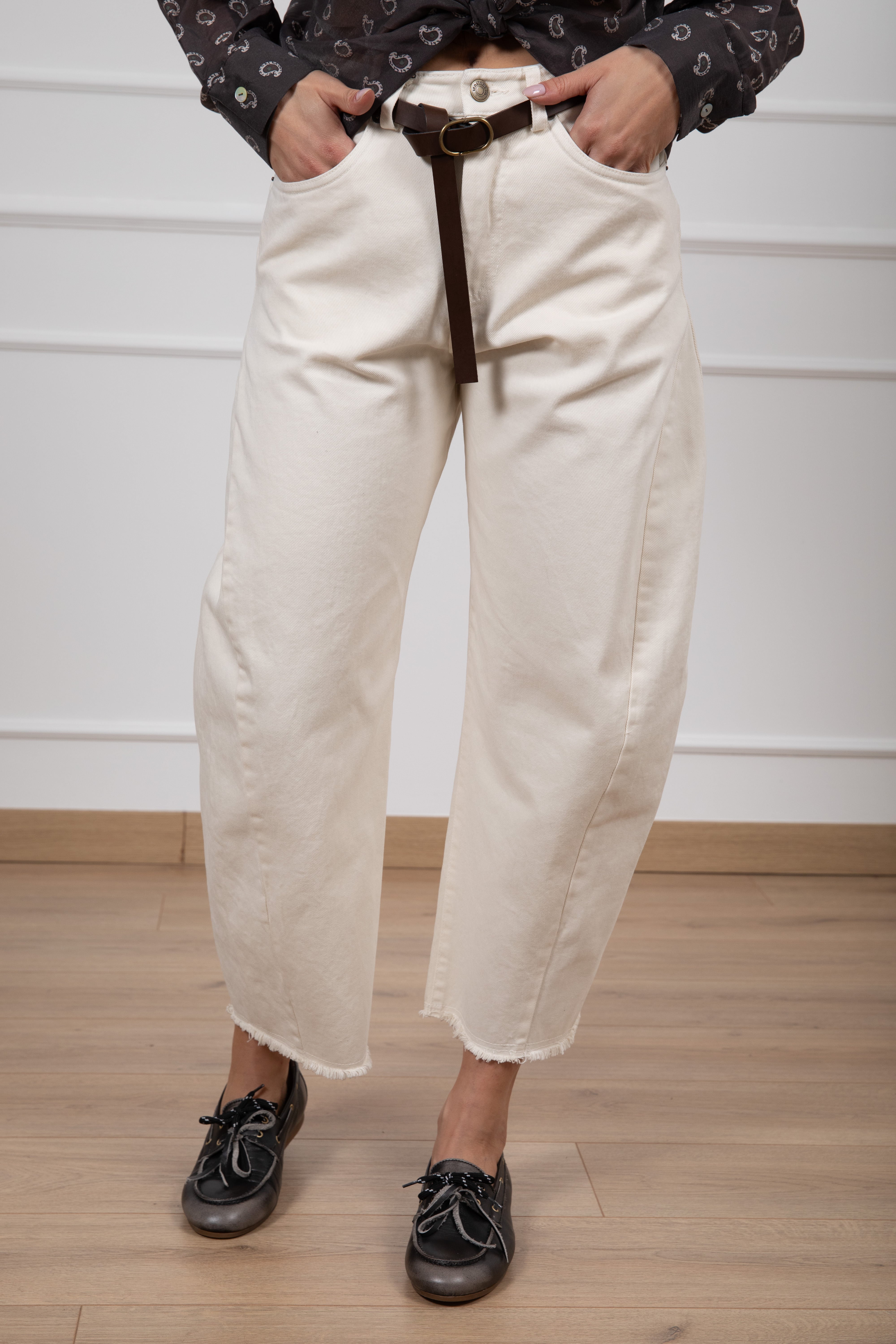 Jeans carrot-fit color Tensione IN