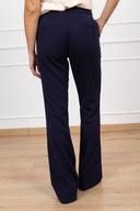 Tailleur giacca slim-fit e pantalone in crepe Tensione IN