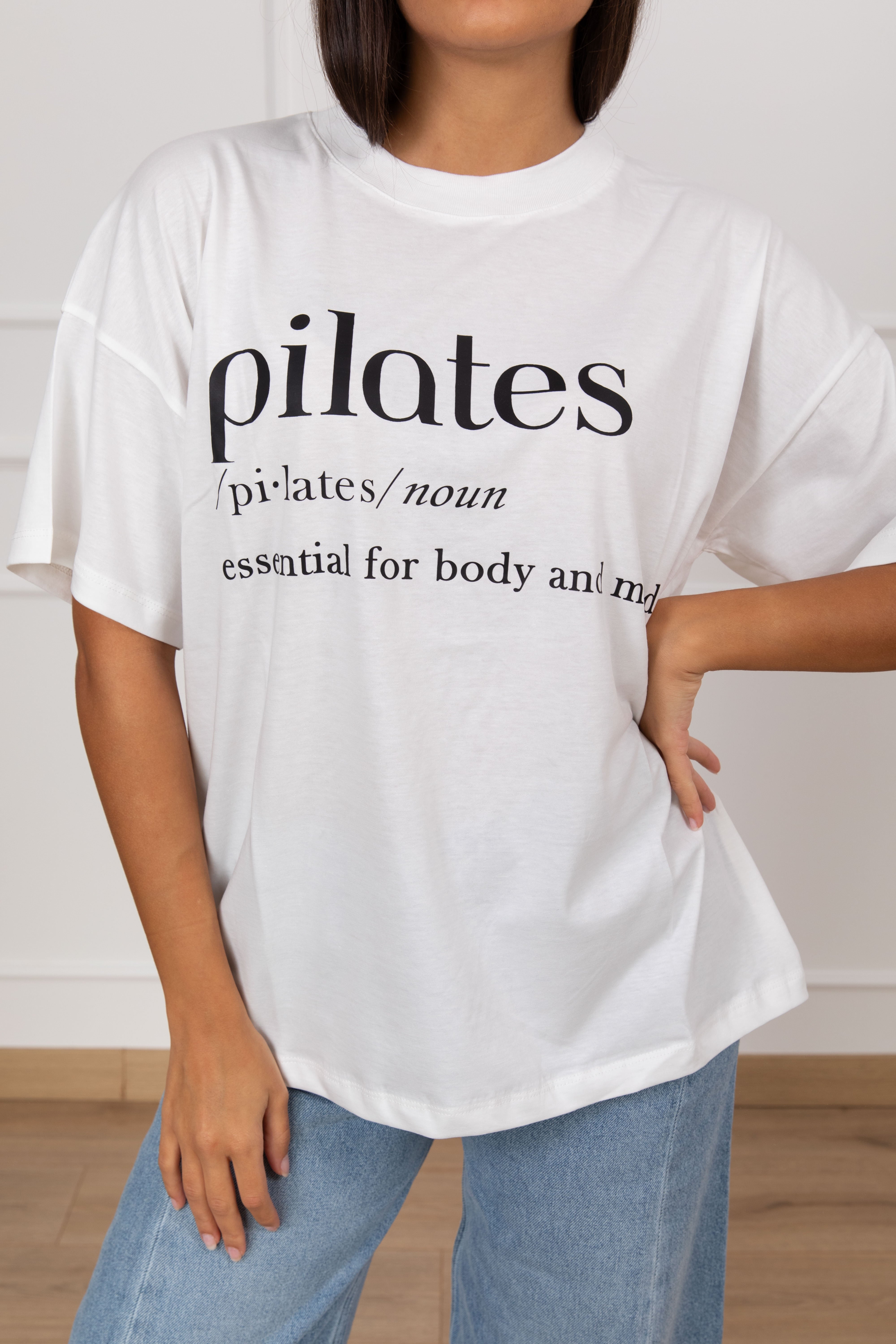 T-shirt over-size "Pilates" ViCOLO
