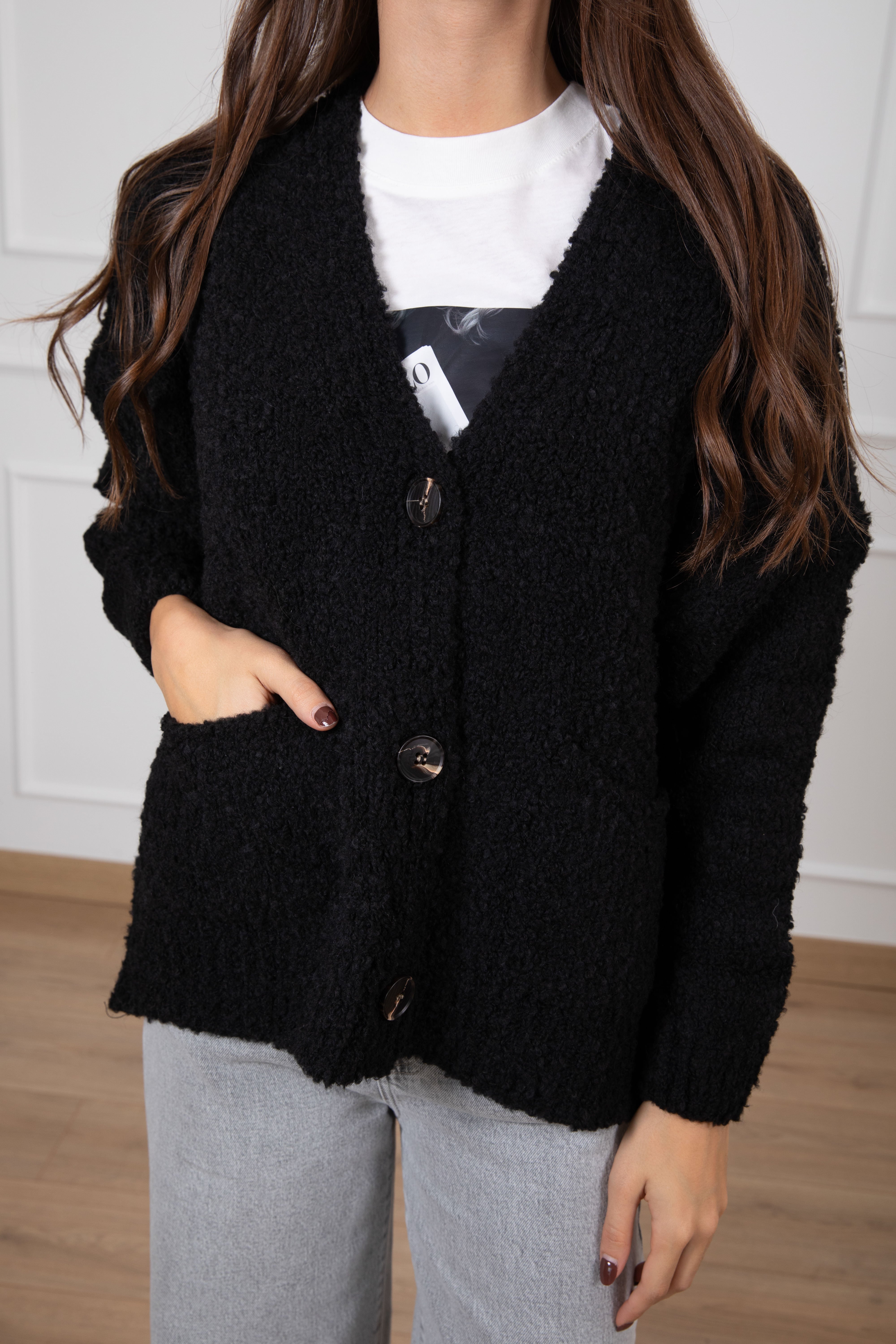 Cardigan bouclé Susy Mix