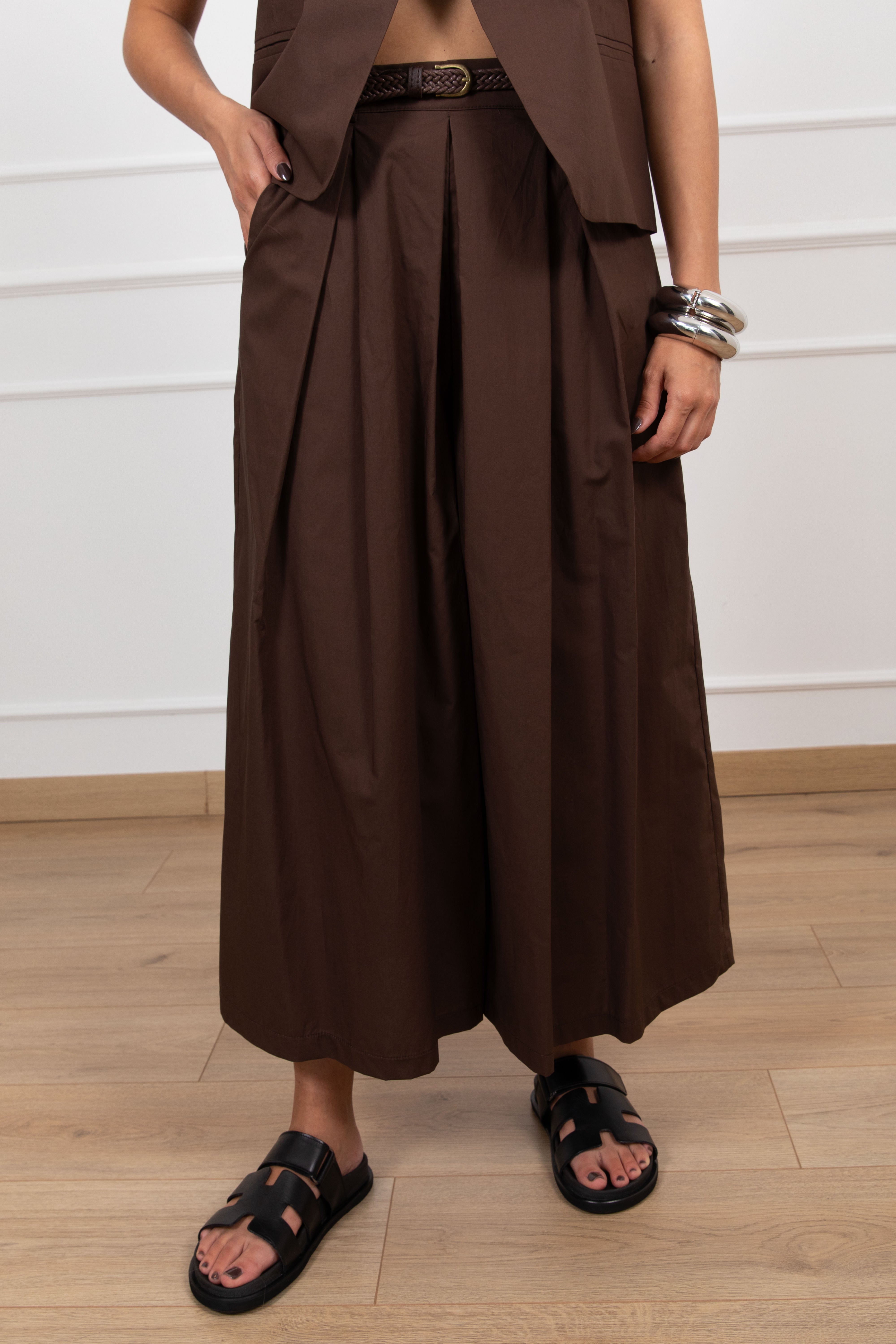 Coordinato gilet e pantalone 3/4 ViCOLO