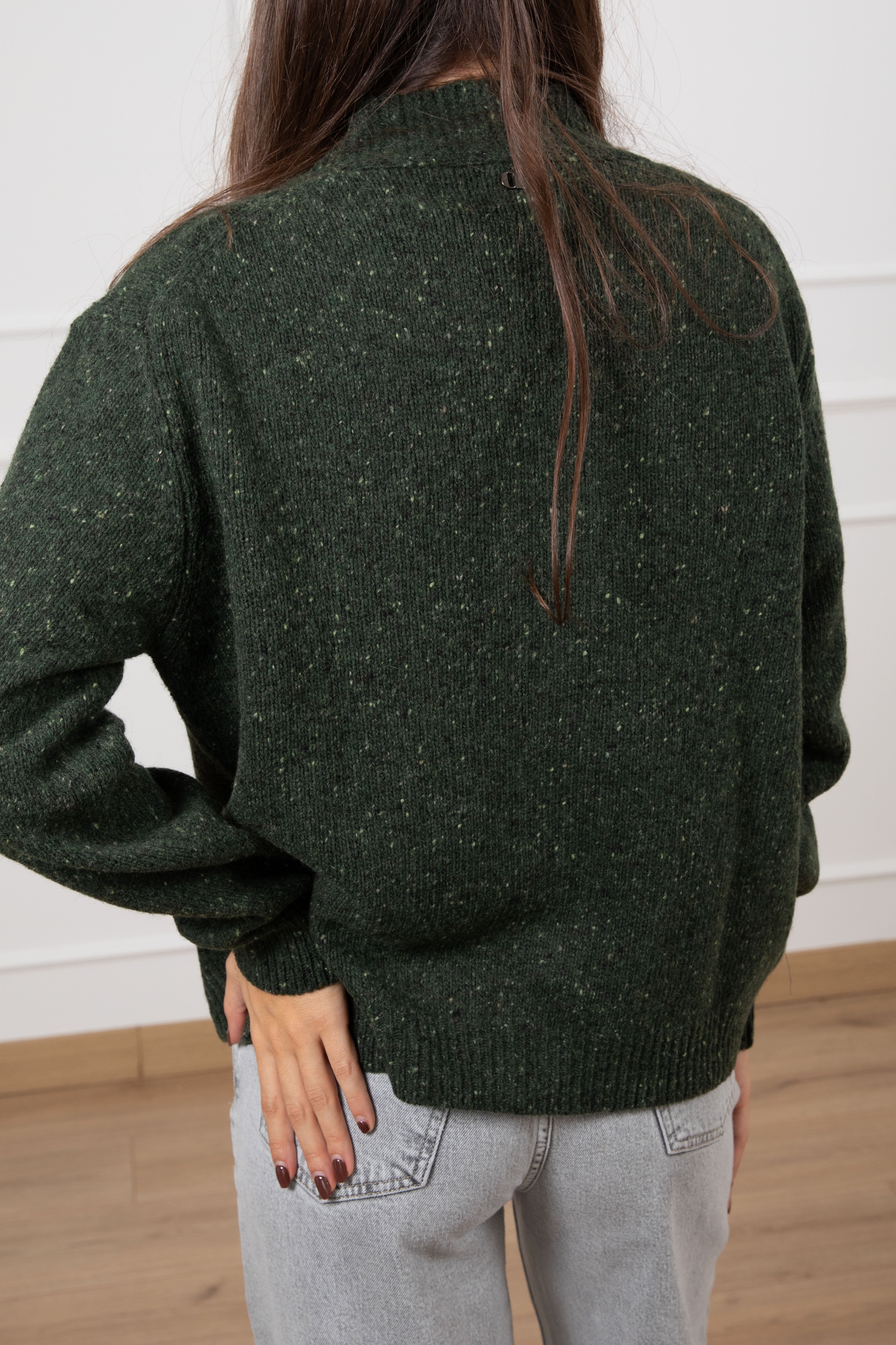 Cardigan in maglia melange Dixie