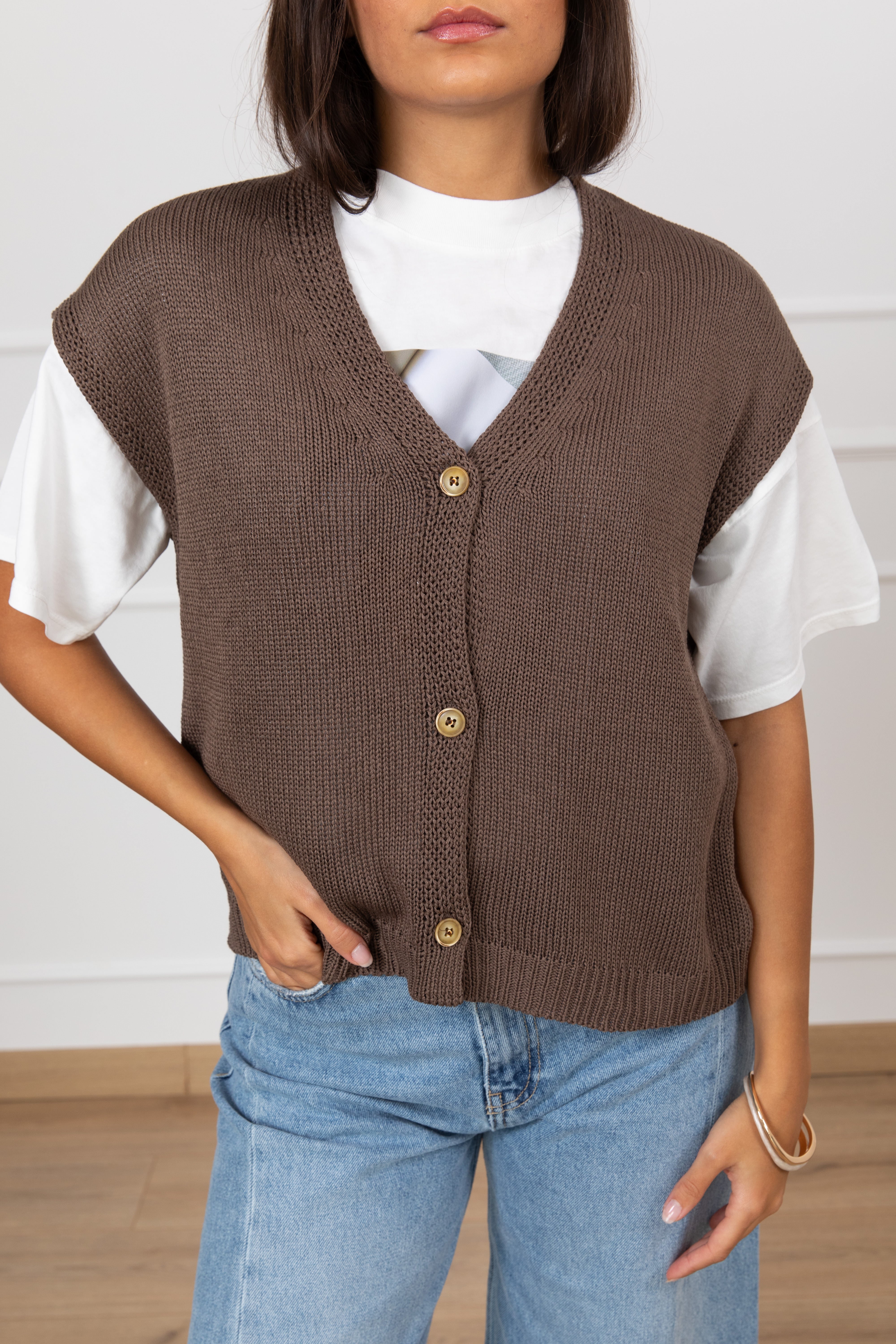 Gilet in maglia Tensione IN