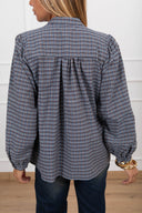 Camicia check blu ViCOLO