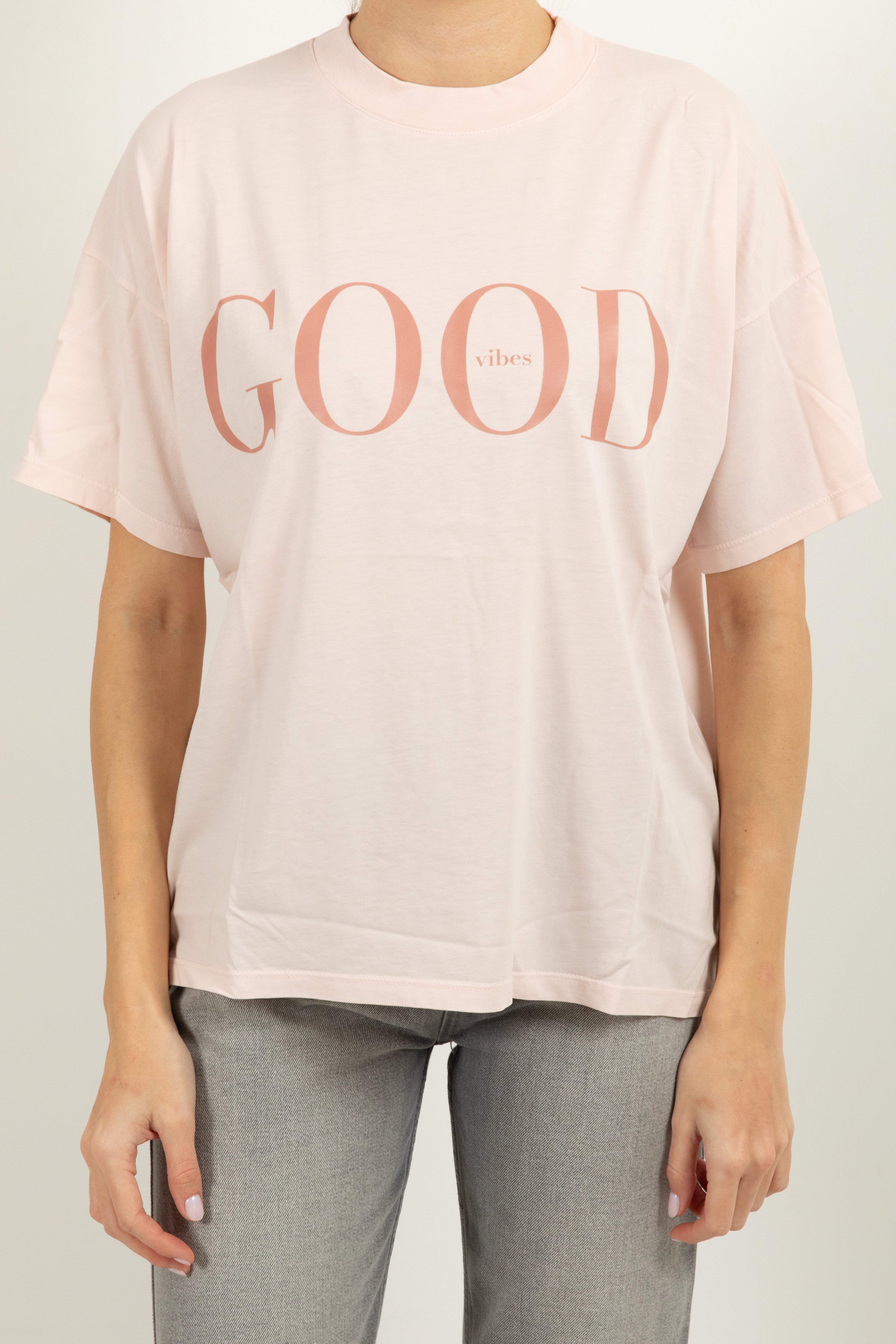 T-shirt over-size "Good vibes" ViCOLO