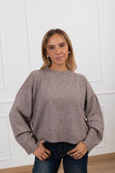 Pull inserto felpa variante tortora Haveone