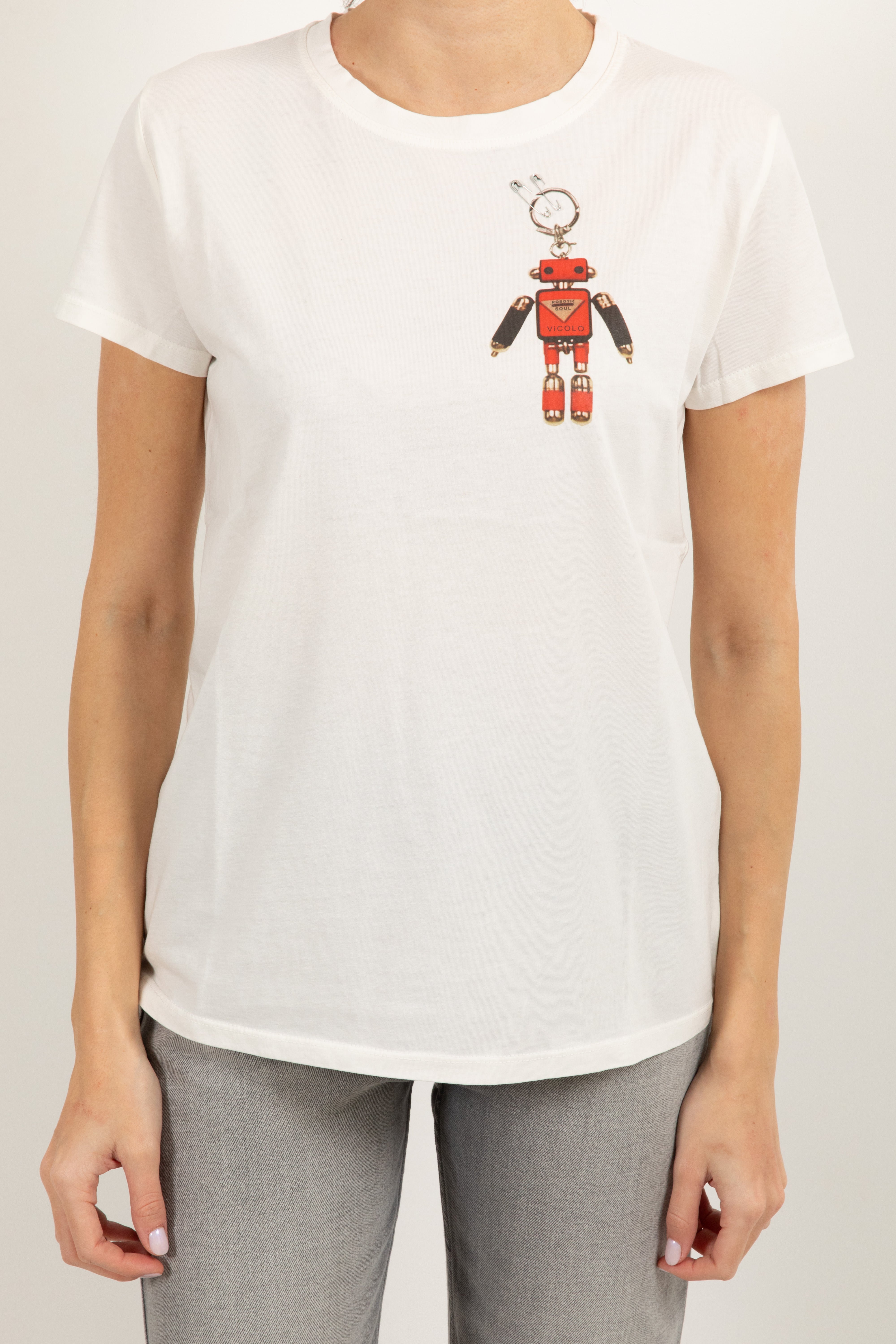 T-shirt charms robot ViCOLO