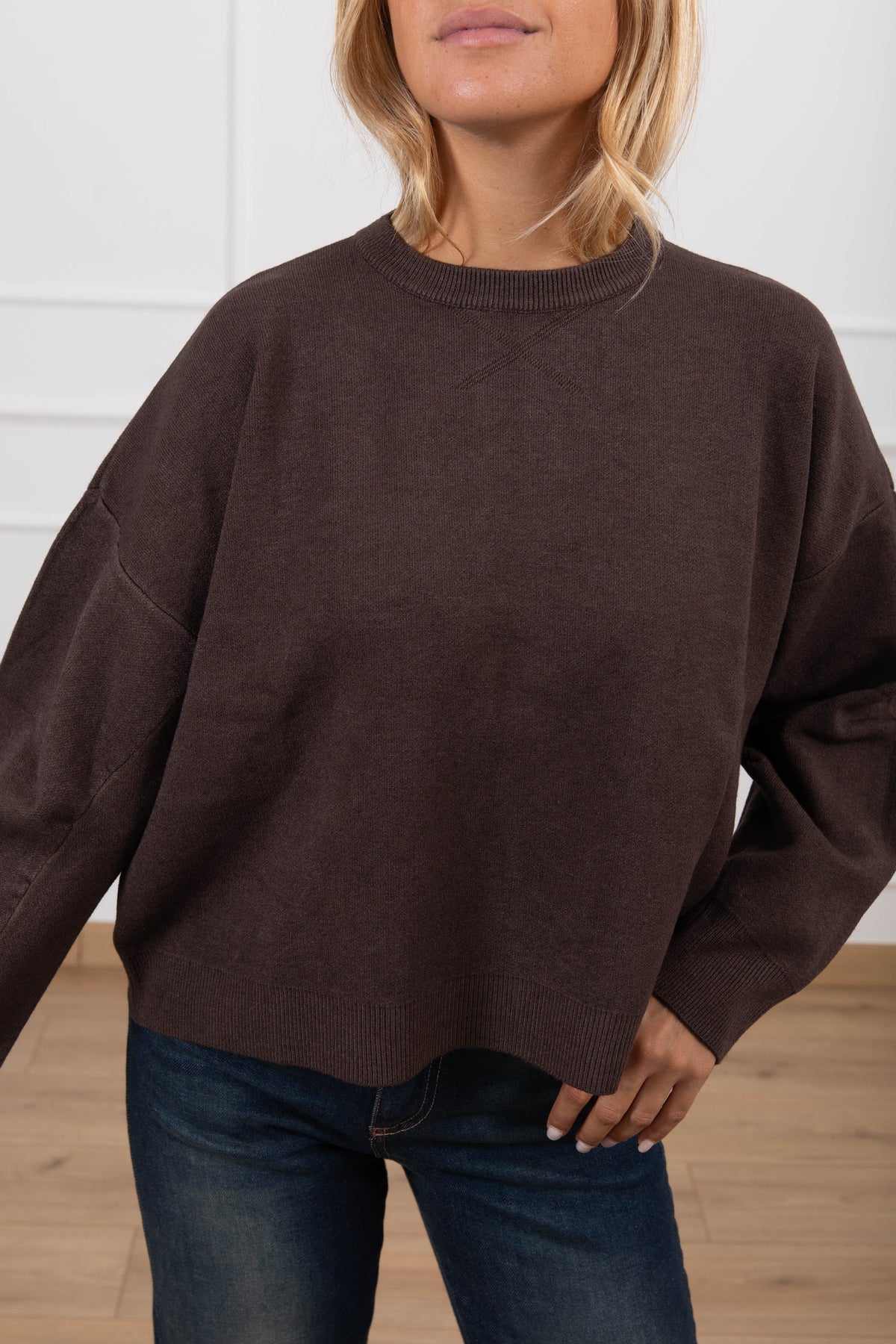Pull inserto felpa variante moro Haveone
