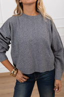 Pull inserto felpa variante grigio Haveone