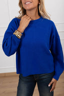 Pull inserto felpa variante royal Haveone